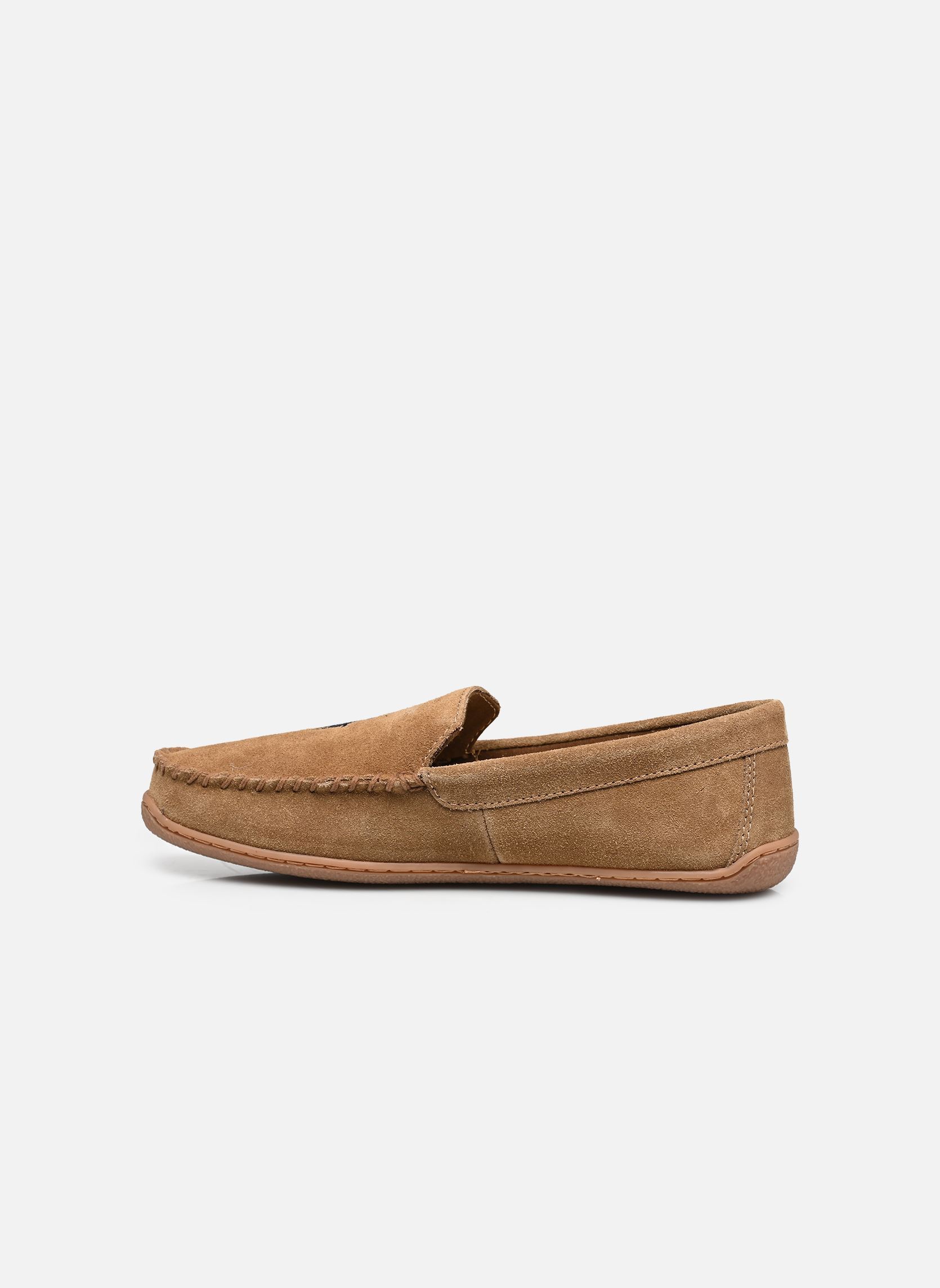 Chaussons BRENAN-DRESS SHOE-SLIPPER homme marron Polo Ralph Lauren Chaussons BRENAN-DRESS SHOE-SLIPPER homme marron SNFF SUEDE/NAVY PP