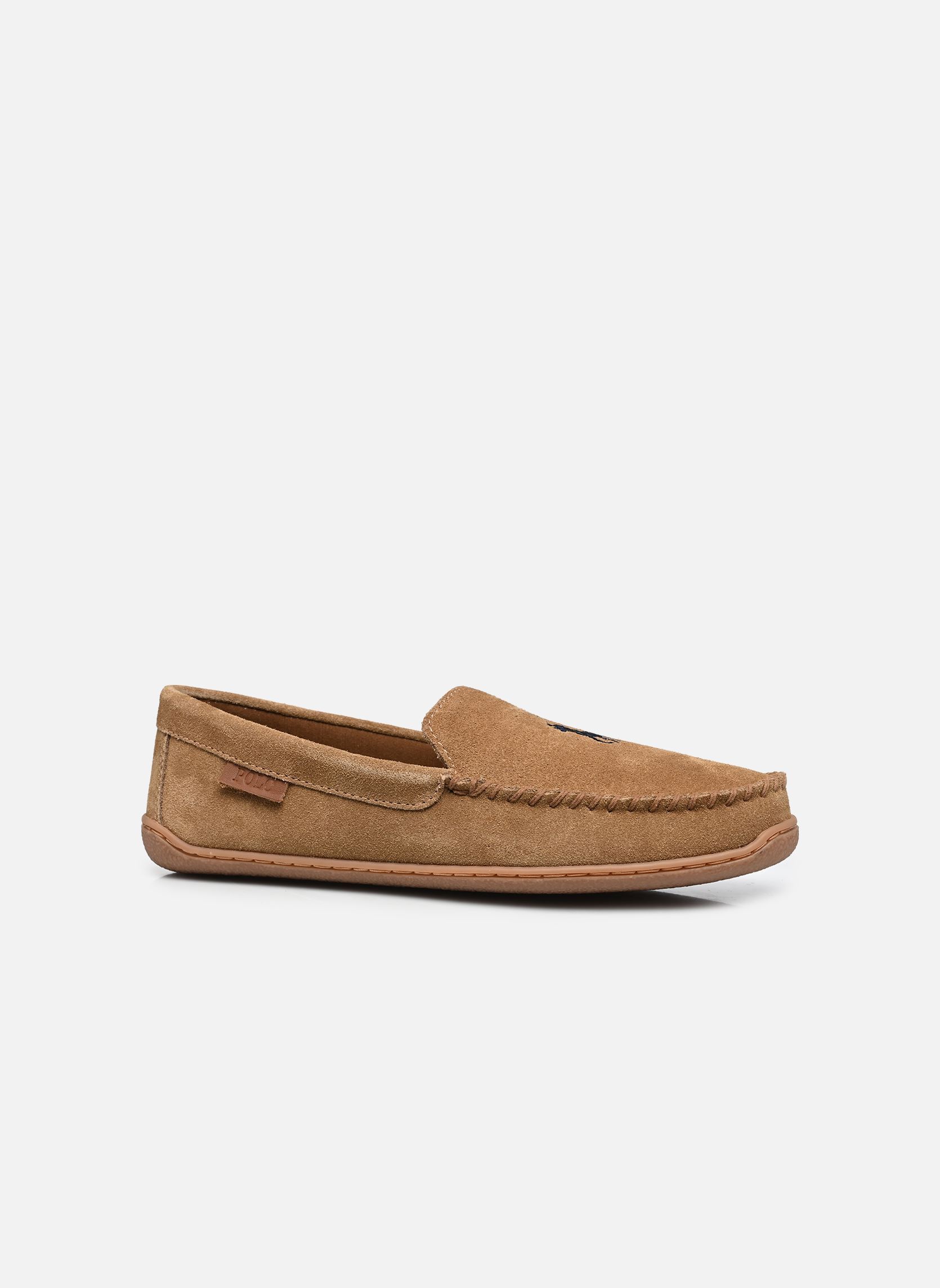 Chaussons BRENAN-DRESS SHOE-SLIPPER homme marron Polo Ralph Lauren Chaussons BRENAN-DRESS SHOE-SLIPPER homme marron SNFF SUEDE/NAVY PP