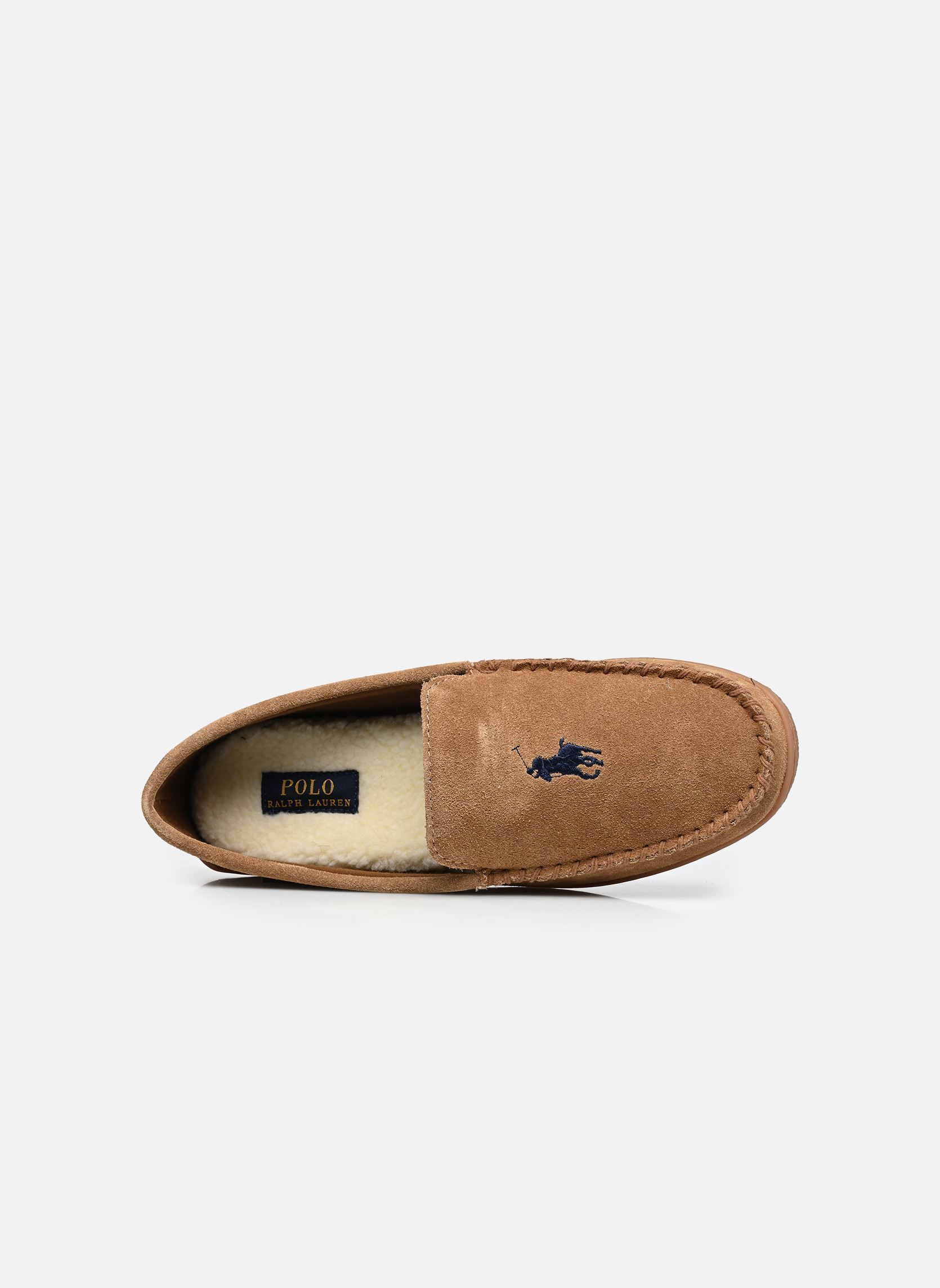Chaussons BRENAN-DRESS SHOE-SLIPPER homme marron Polo Ralph Lauren Chaussons BRENAN-DRESS SHOE-SLIPPER homme marron SNFF SUEDE/NAVY PP