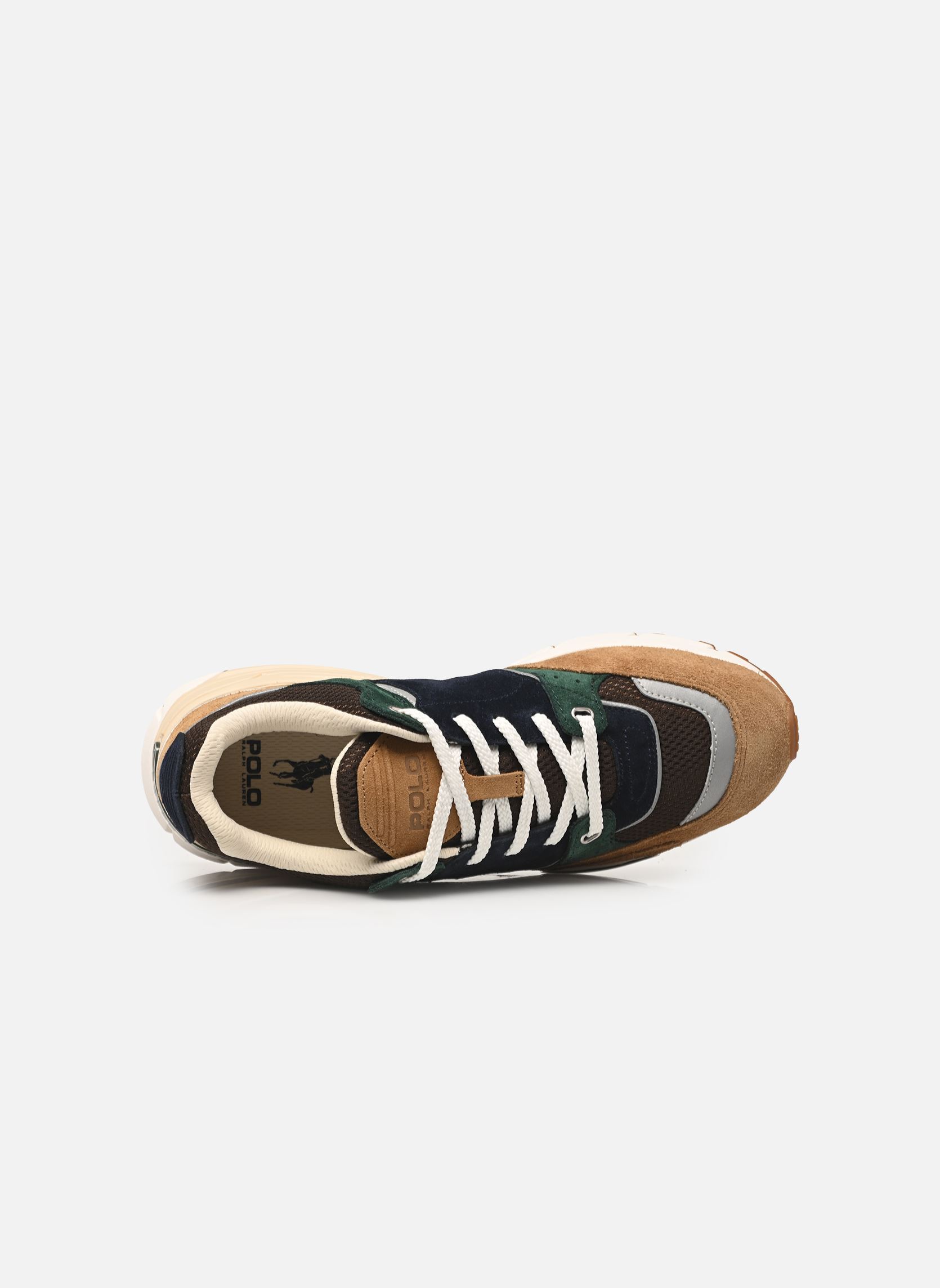 Niedrige Sneaker TRACKSTR 250-SNEAKERS-LOW TOP LACE herren braun Polo Ralph Lauren Niedrige Sneaker TRACKSTR 250-SNEAKERS-LOW TOP LACE herren braun DESERT TAN/NAVY/MULTI