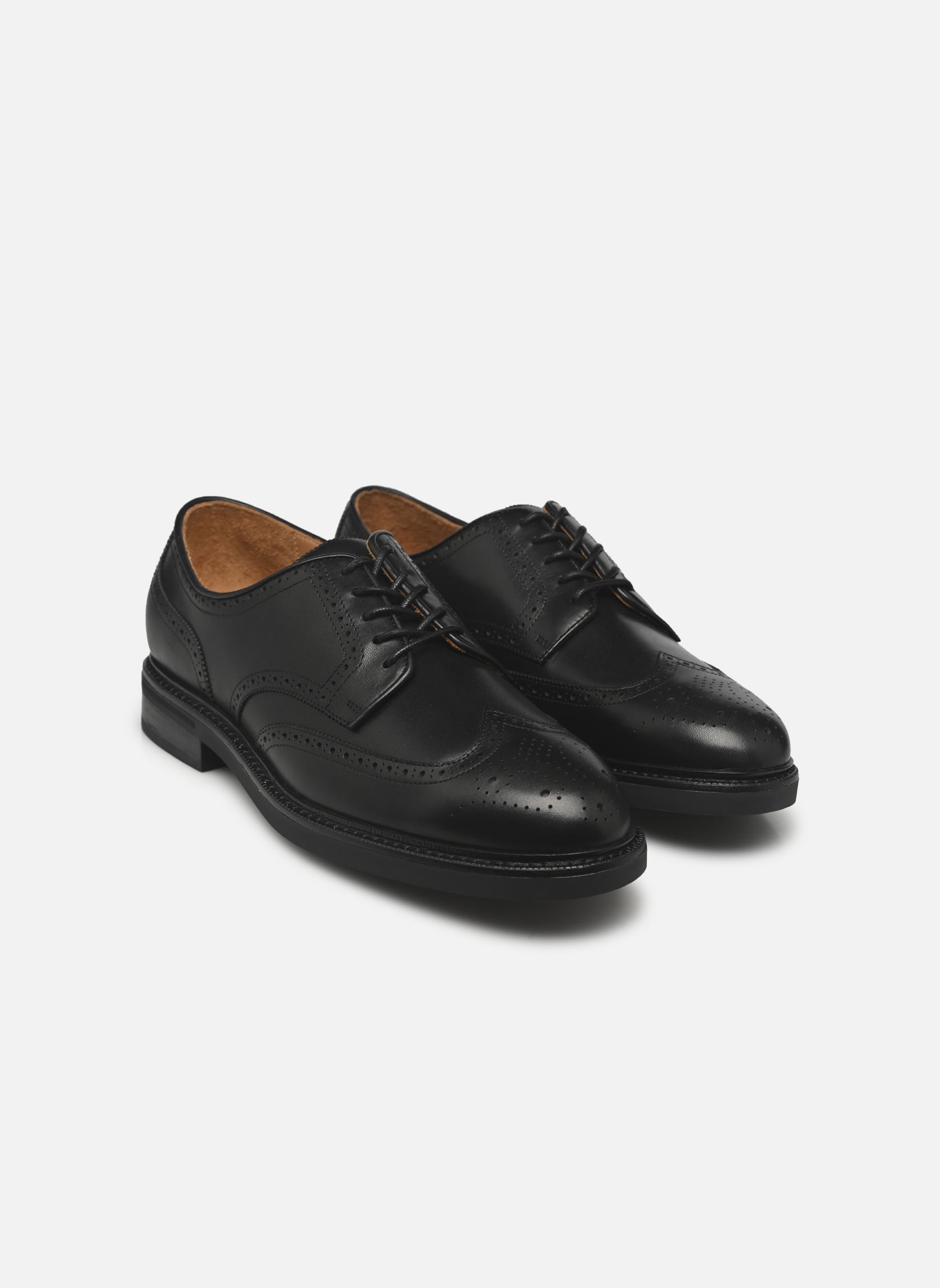 Derbies ASHER WGTIP-DRESS SHOE-WINGTIP homme noir Polo Ralph Lauren Derbies ASHER WGTIP-DRESS SHOE-WINGTIP homme noir BLACK