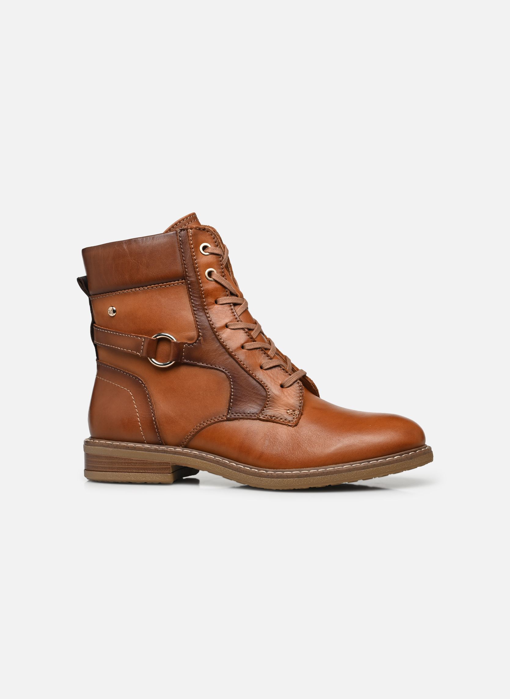 Botines con cordones Aldaya W8J-8718C1 mujer marrón Pikolinos Botines con cordones Aldaya W8J-8718C1 mujer marrón BRANDY