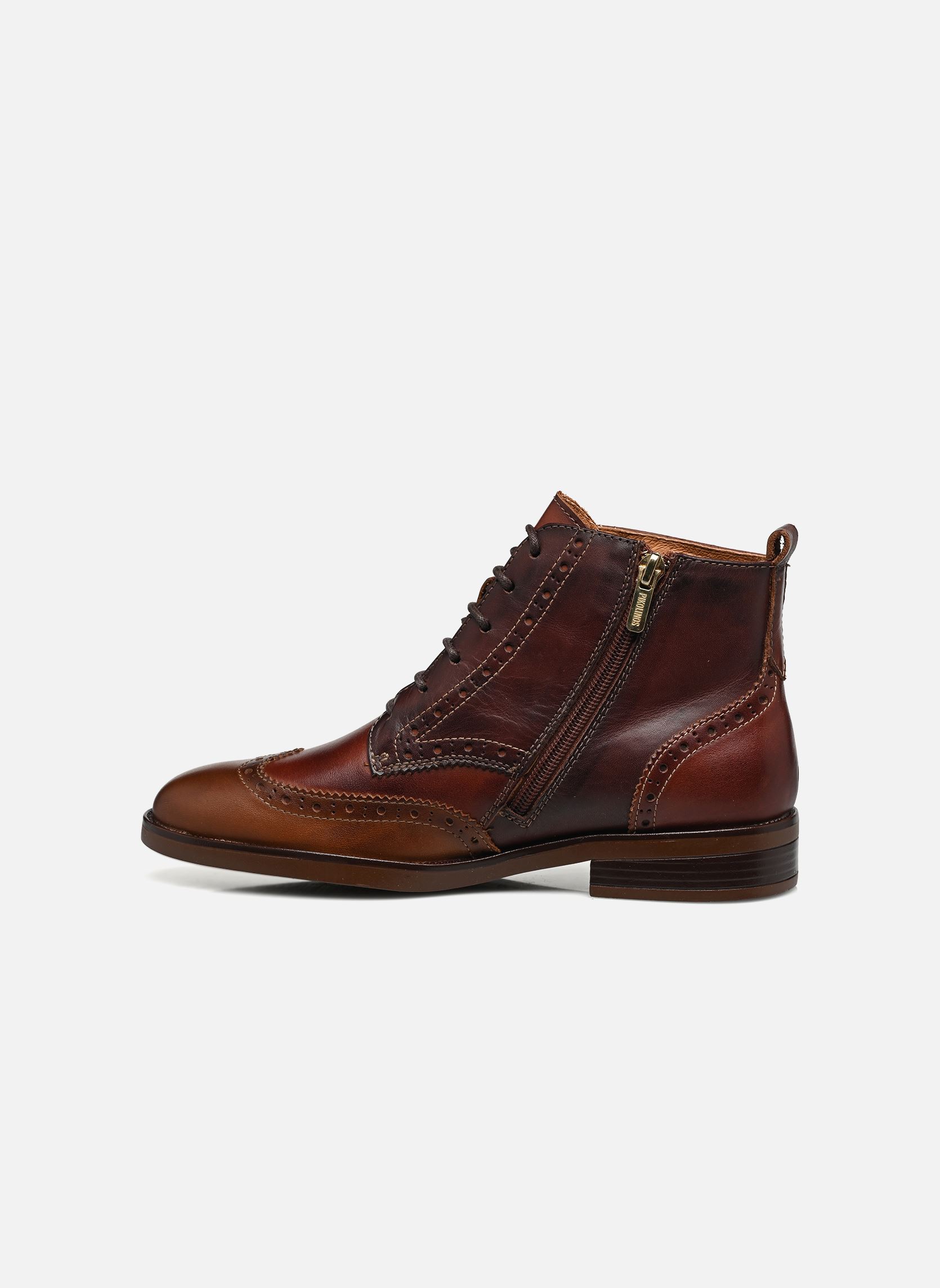 Geschnürte Stiefeletten Puertollano W3C-8856C1 damen braun Pikolinos Geschnürte Stiefeletten Puertollano W3C-8856C1 damen braun CUERO