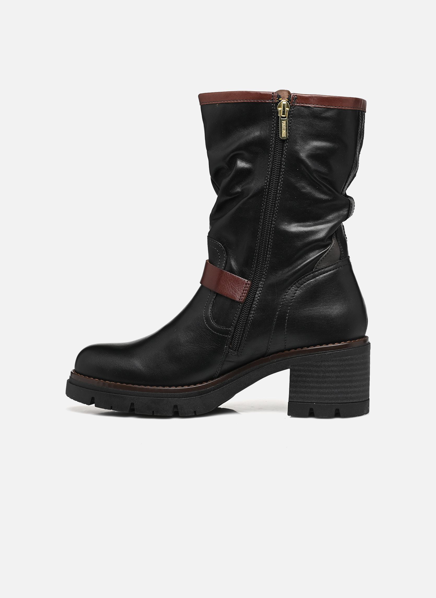 Bottines motardes Soria W0B-8534C1 femme noir Pikolinos Bottines motardes Soria W0B-8534C1 femme noir BLACK