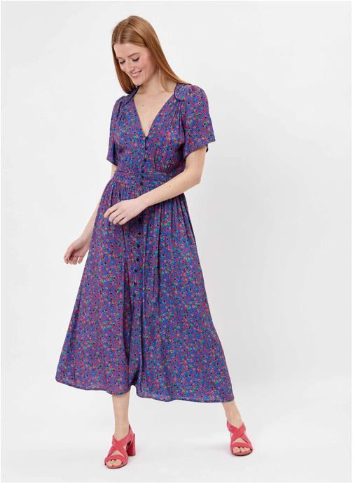 Robe tempérament rétro imprimée