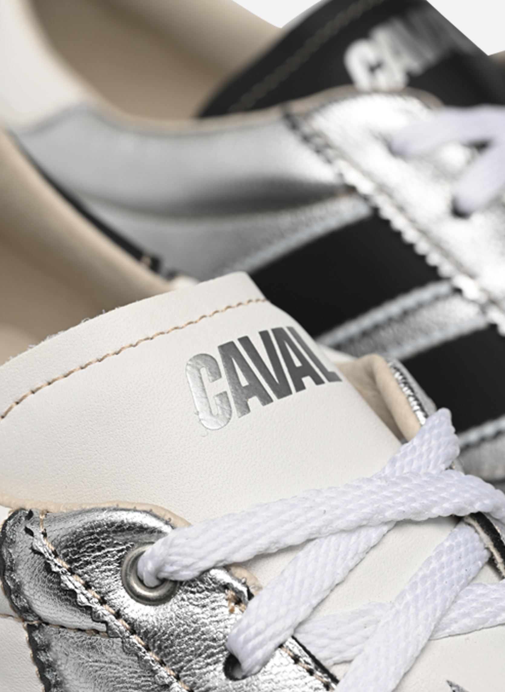 Sneakers PULSE dames zilver Caval Sneakers PULSE dames zilver LUNA TITANIUM