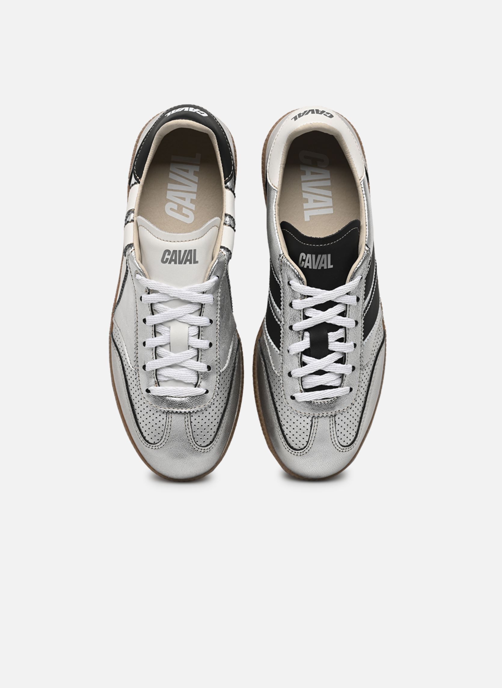 Sneakers PULSE dames zilver Caval Sneakers PULSE dames zilver LUNA TITANIUM