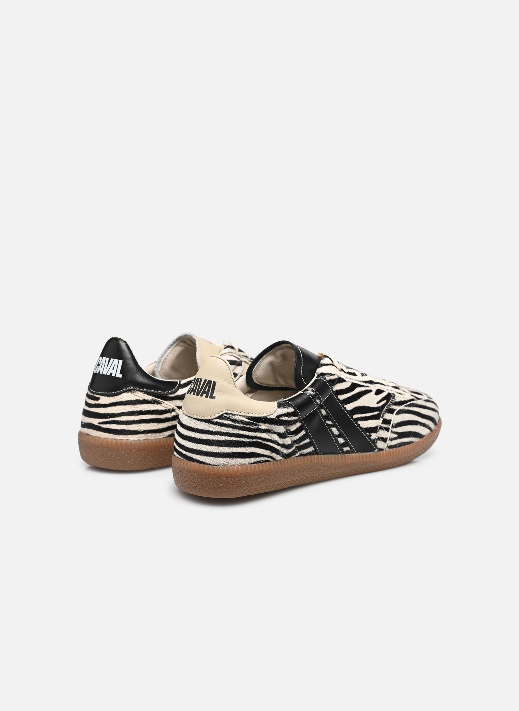 Baskets PULSE femme noir Caval Baskets PULSE femme noir ZEBRA OBSESSION