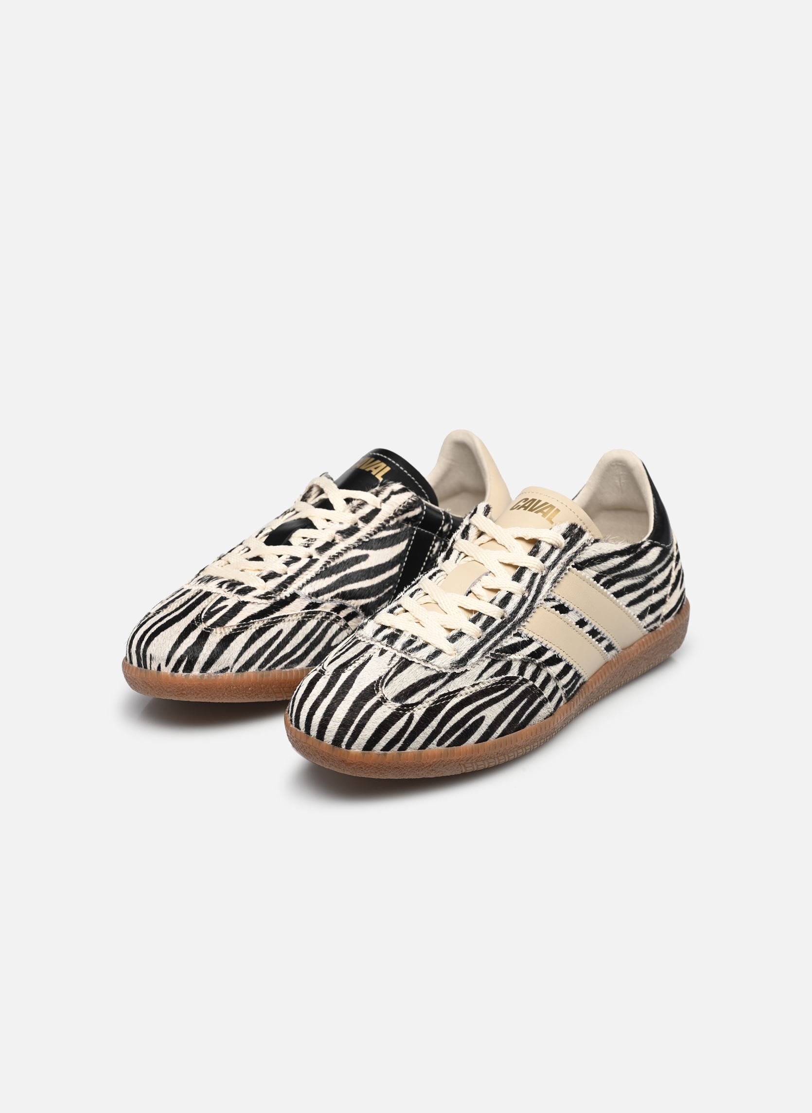 Baskets PULSE femme noir Caval Baskets PULSE femme noir ZEBRA OBSESSION