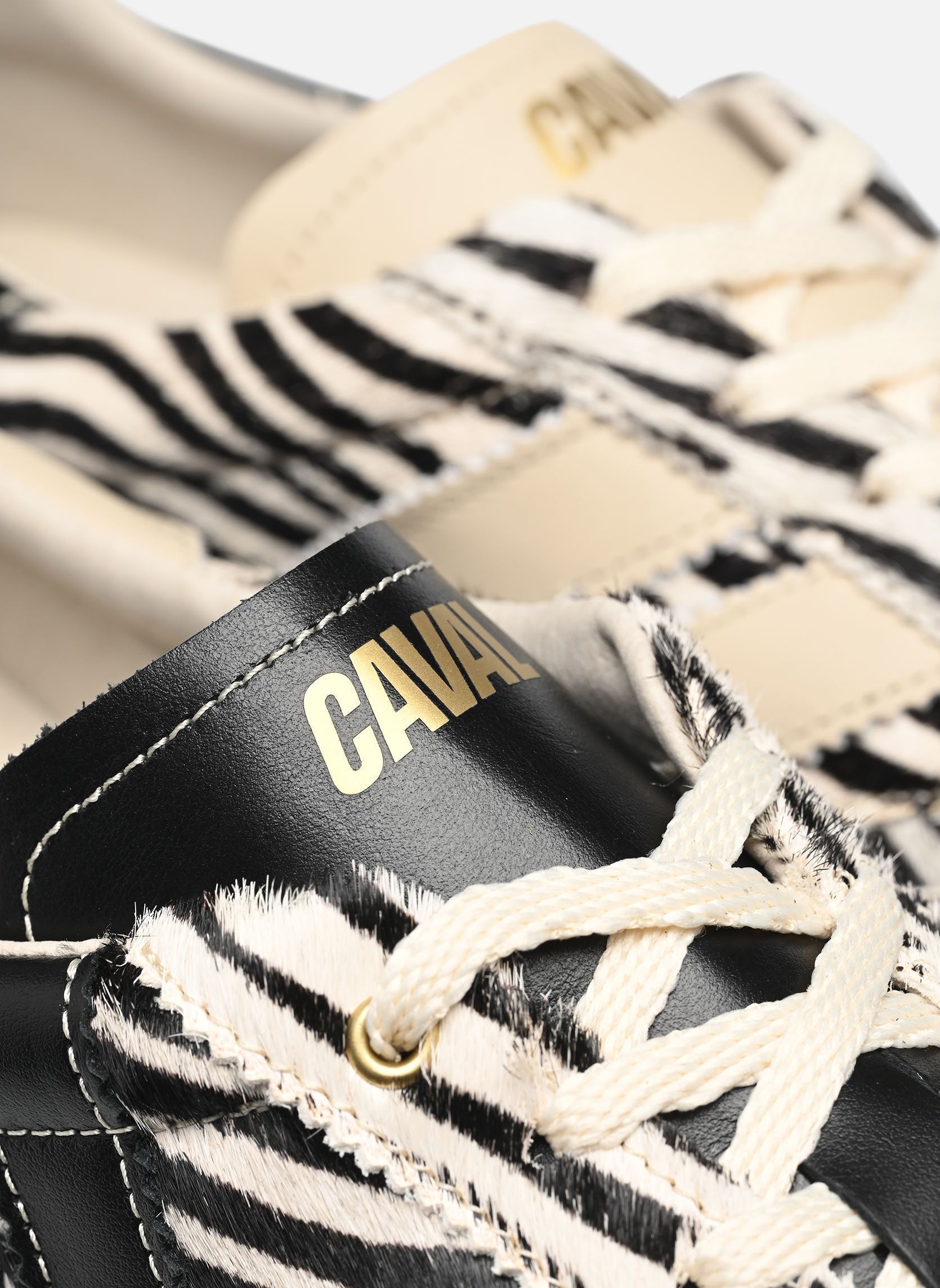 Baskets PULSE femme noir Caval Baskets PULSE femme noir ZEBRA OBSESSION