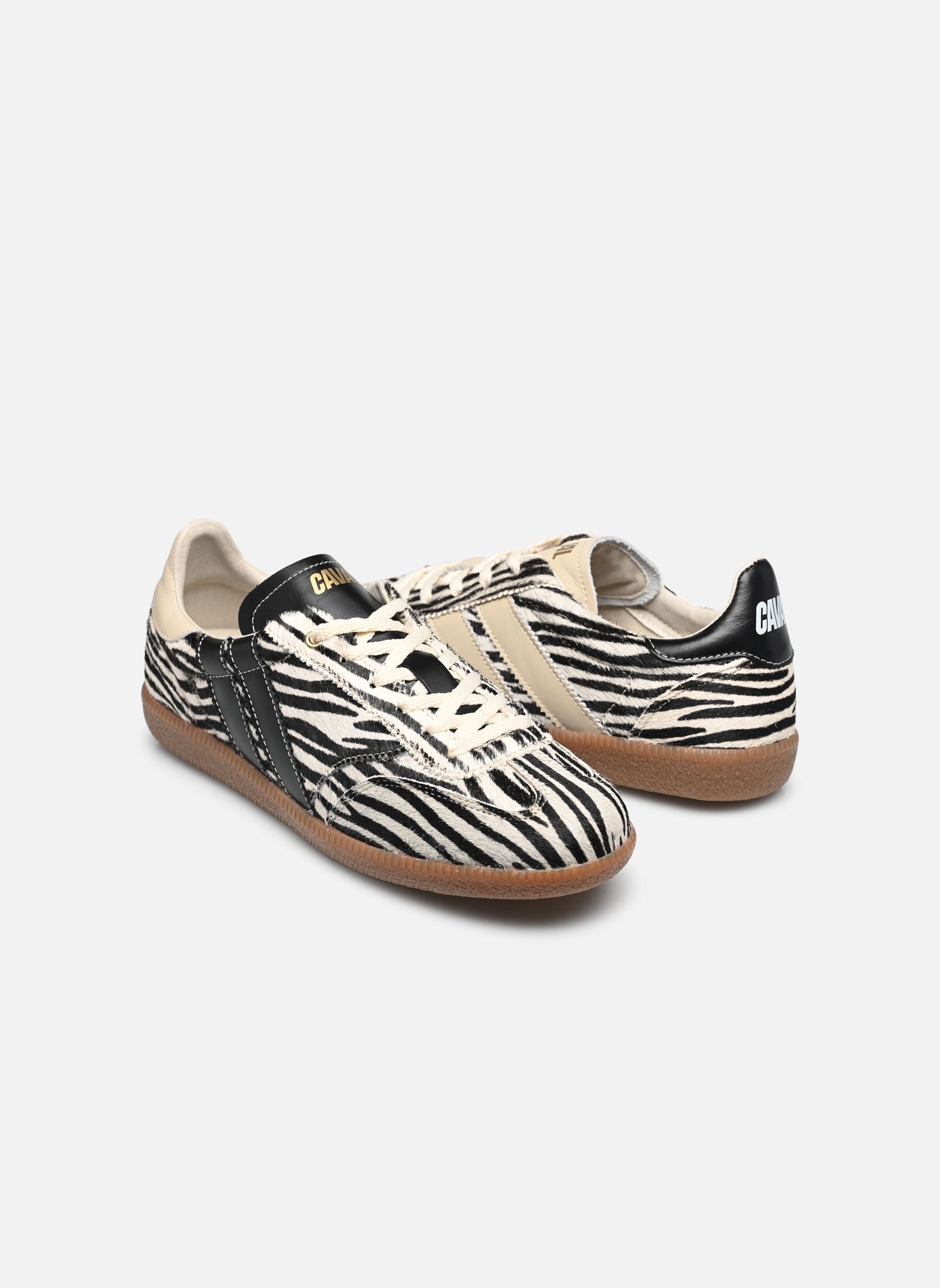 Baskets PULSE femme noir Caval Baskets PULSE femme noir ZEBRA OBSESSION