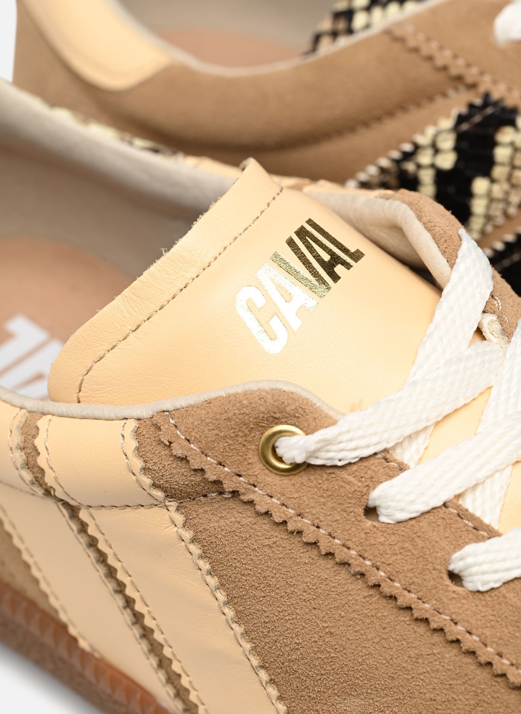 Sneaker PULSE damen beige Caval Sneaker PULSE damen beige CROCO SPELL