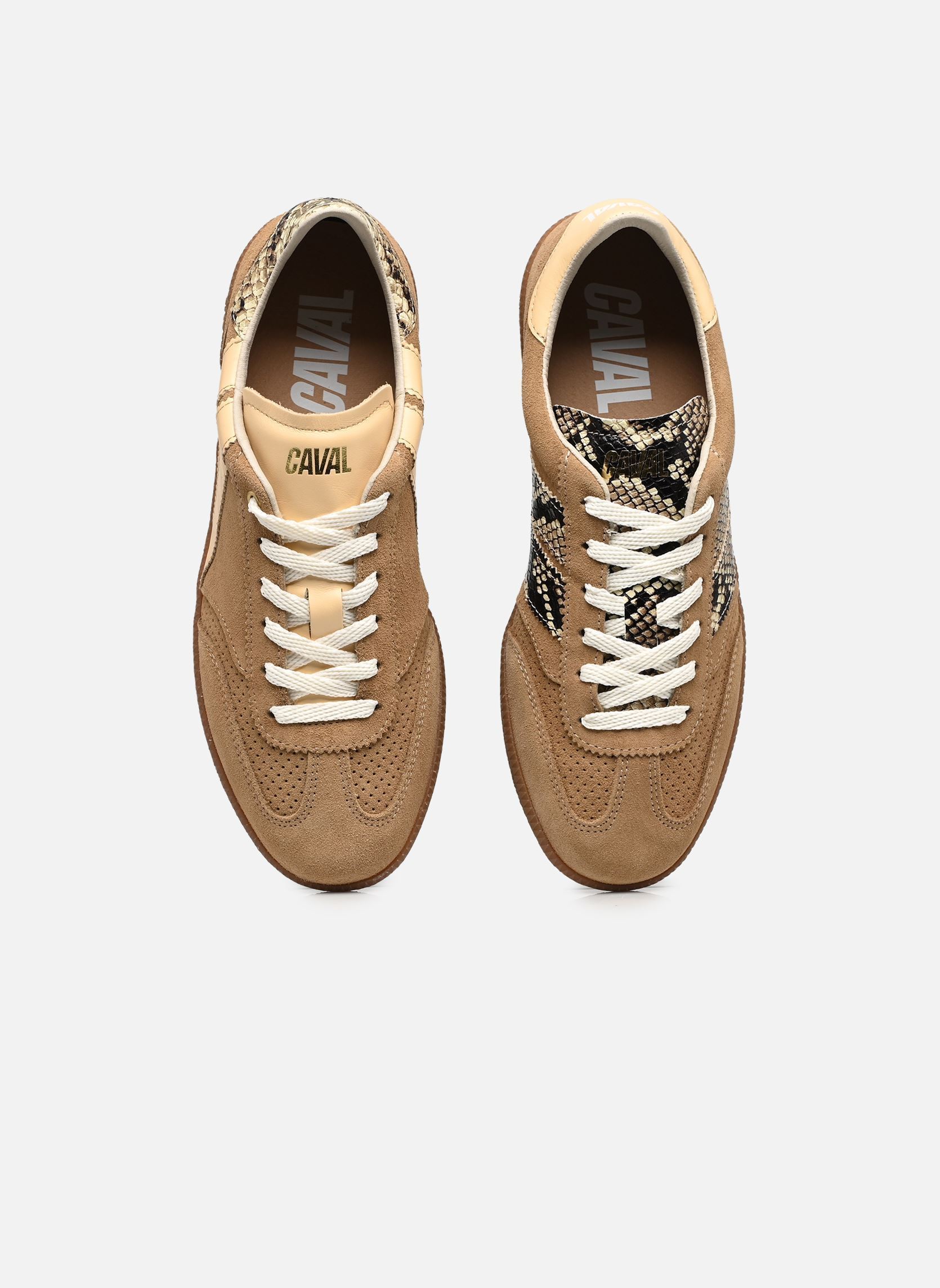Sneaker PULSE damen beige Caval Sneaker PULSE damen beige CROCO SPELL