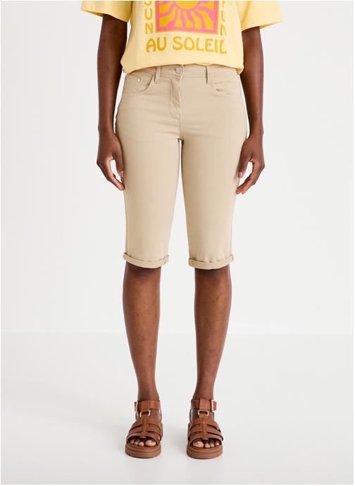 Cache Cache Pantalons droit BERMUTYCA femme marron