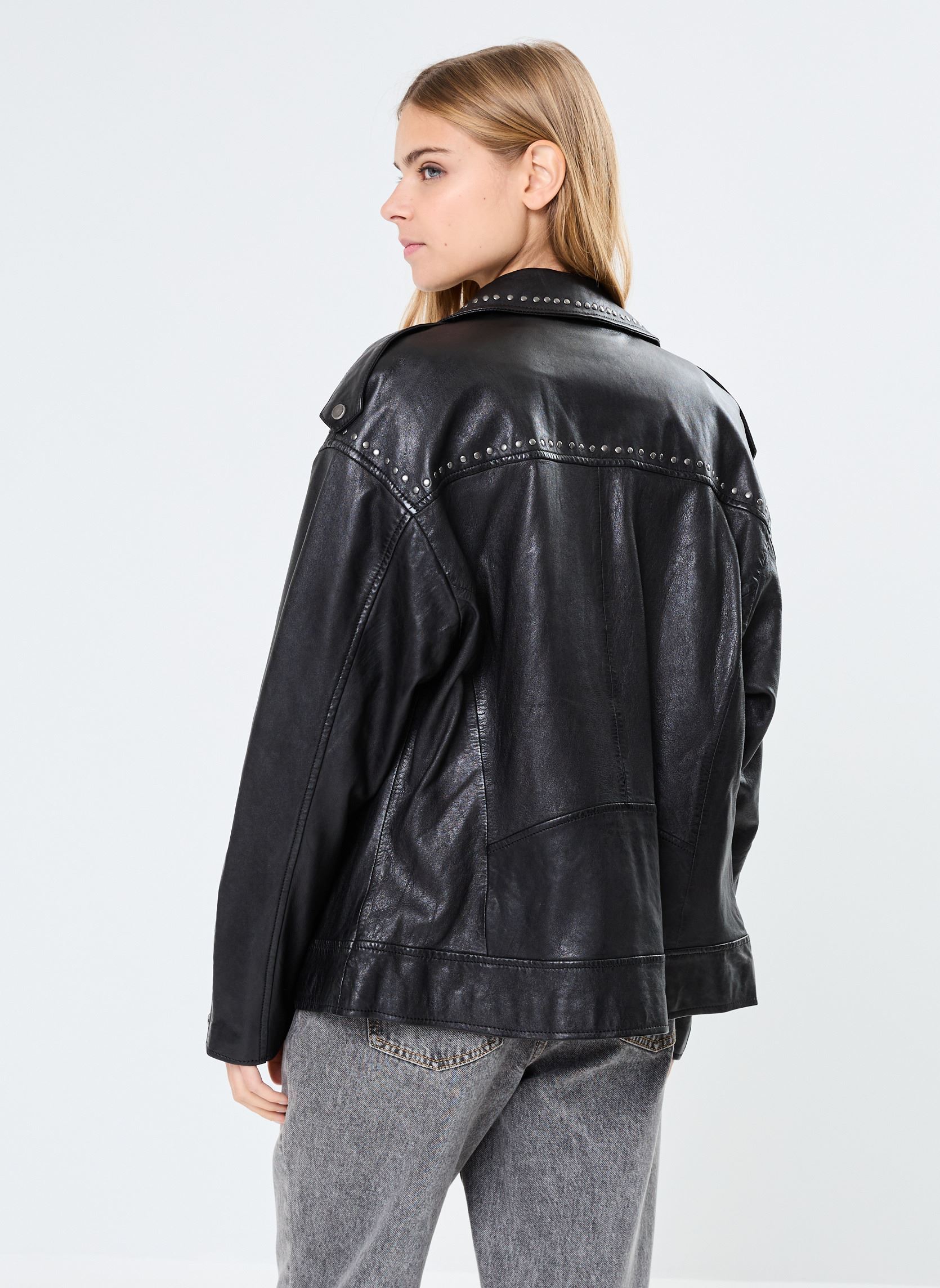 Lederjacken LOULOU damen schwarz Oakwood Lederjacken LOULOU damen schwarz Noir