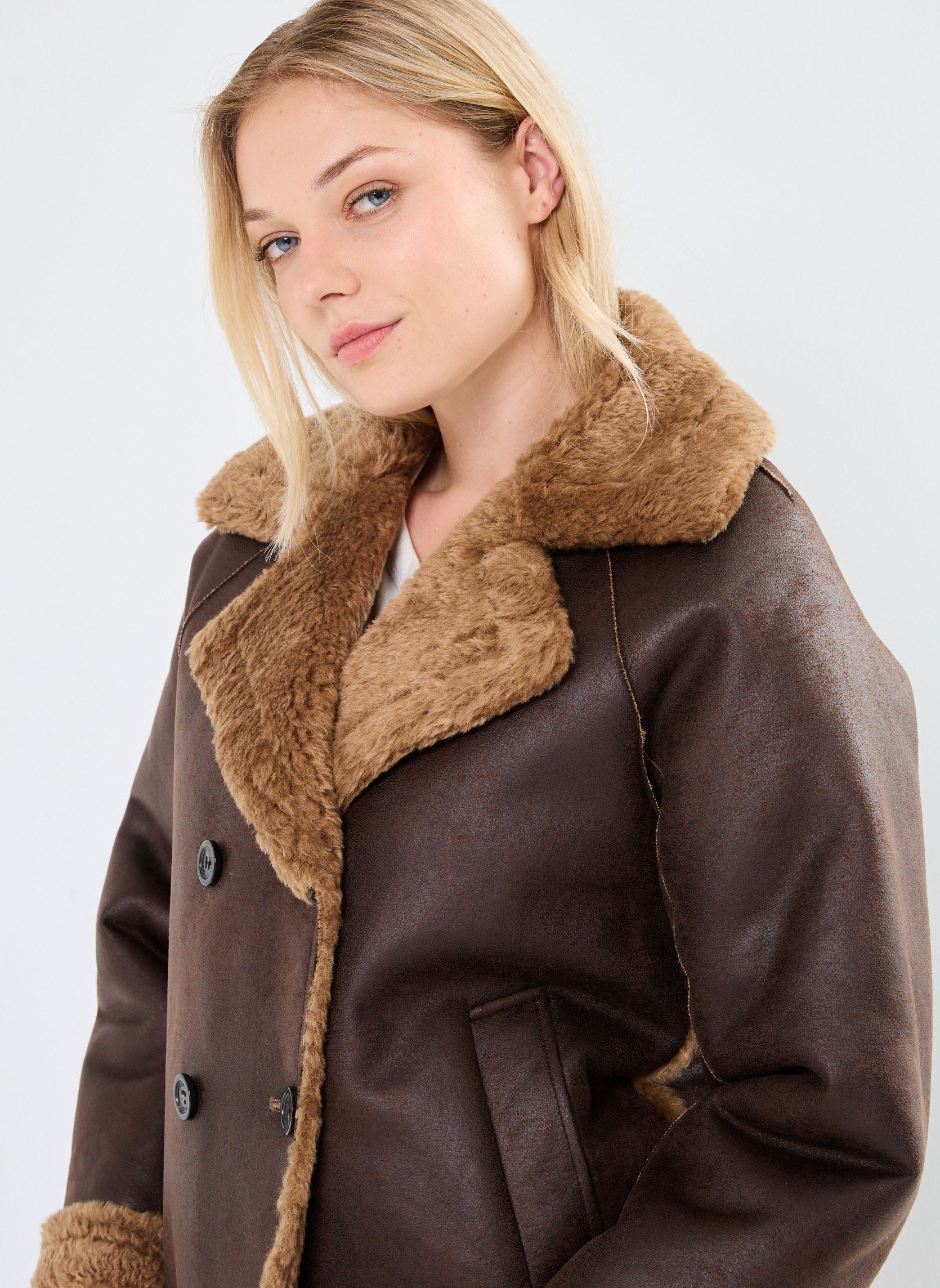 Blousons EDWIN femme marron Oakwood Blousons EDWIN femme marron Marron Fonce