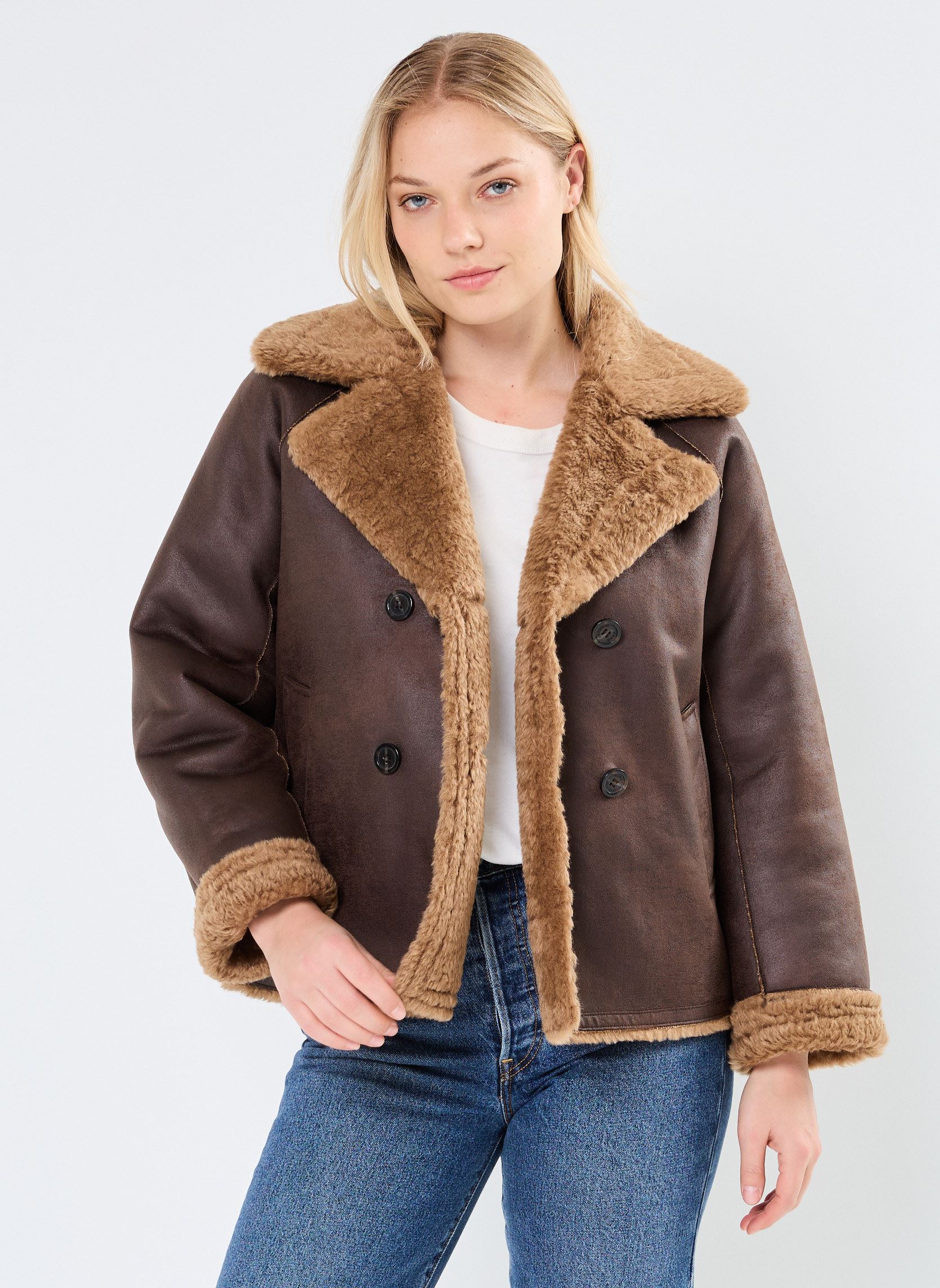 Blousons EDWIN femme marron Oakwood Blousons EDWIN femme marron Marron Fonce