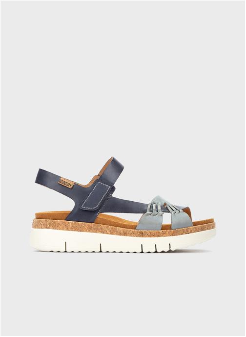 Pikolinos Sandales PALMA femme bleu