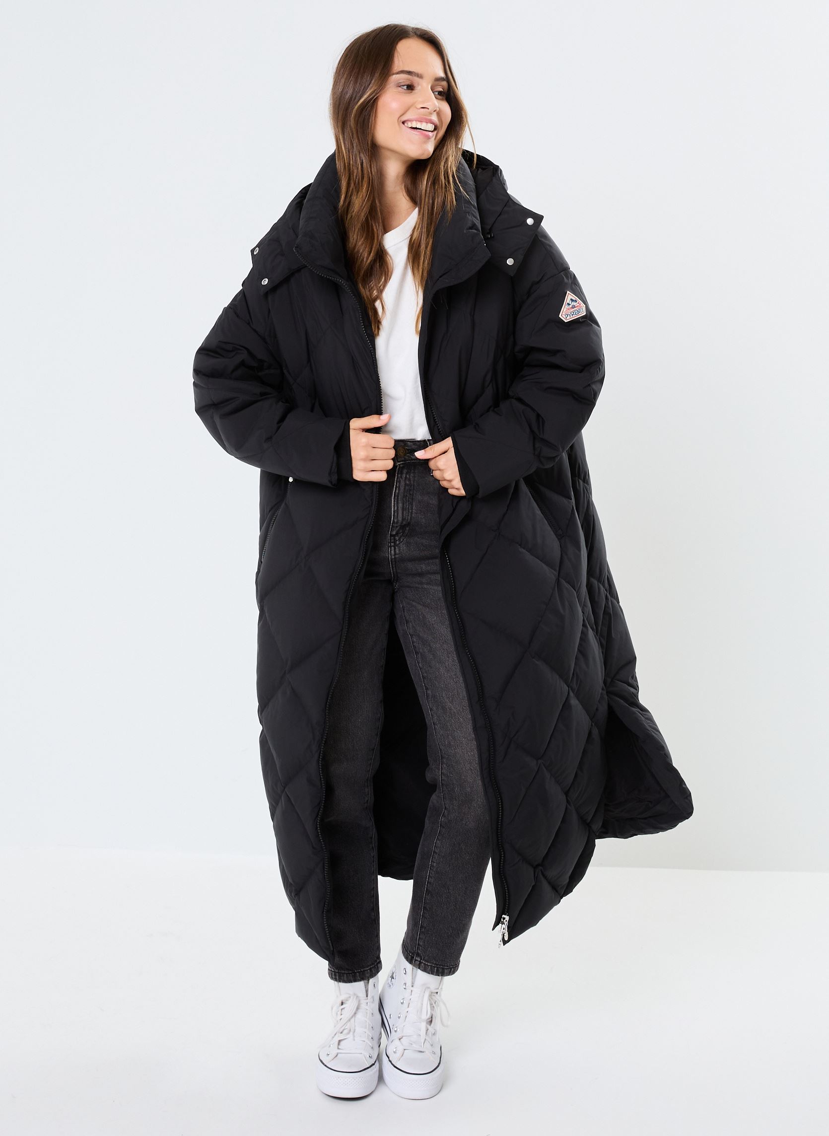 Doudounes ADELE COAT femme noir Pyrenex Doudounes ADELE COAT femme noir Black