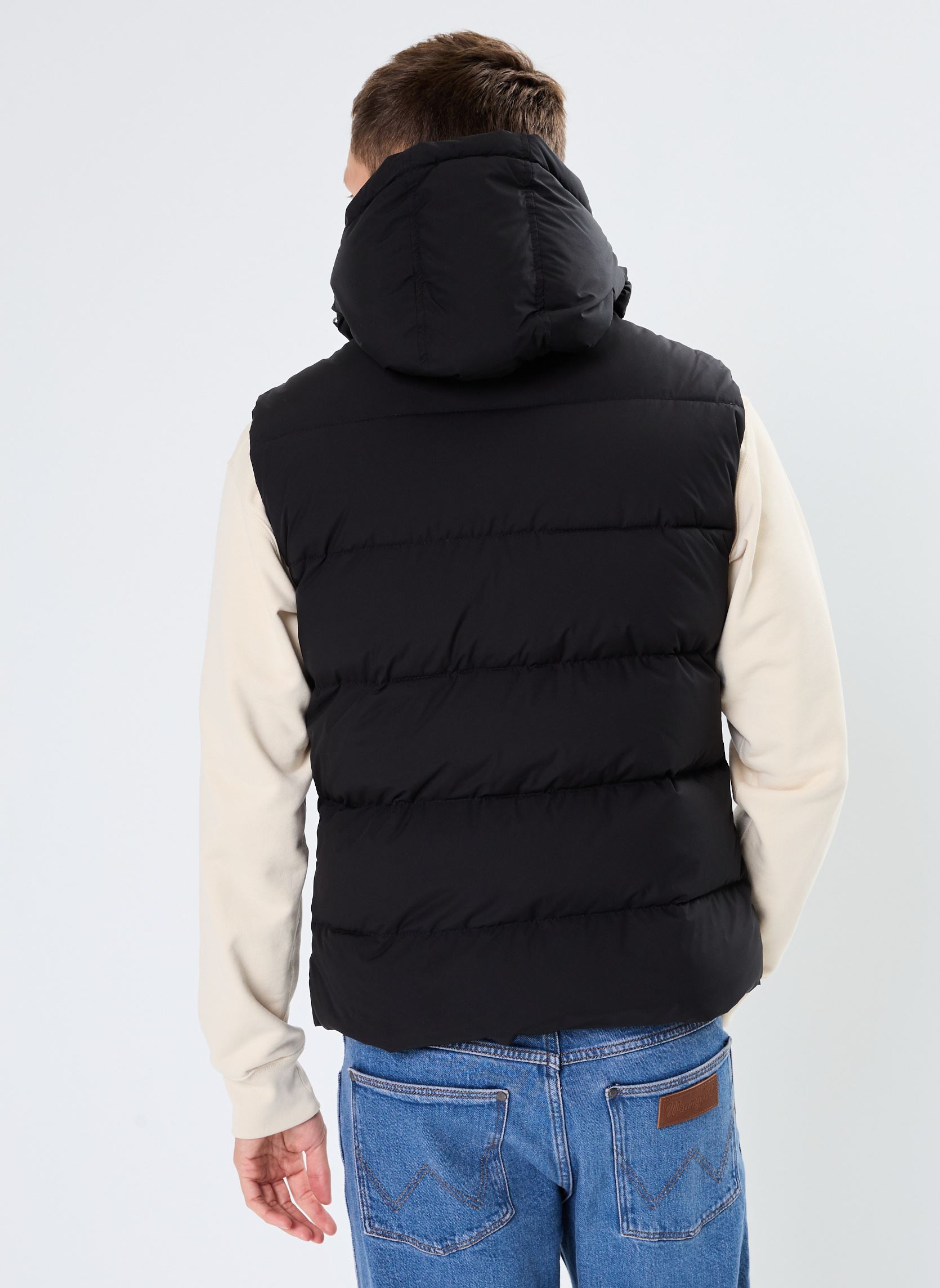 Piumini senza maniche SPOUTNIC MINI RIPSTOP 2 VEST uomo nero Pyrenex Piumini senza maniche SPOUTNIC MINI RIPSTOP 2 VEST uomo nero Black