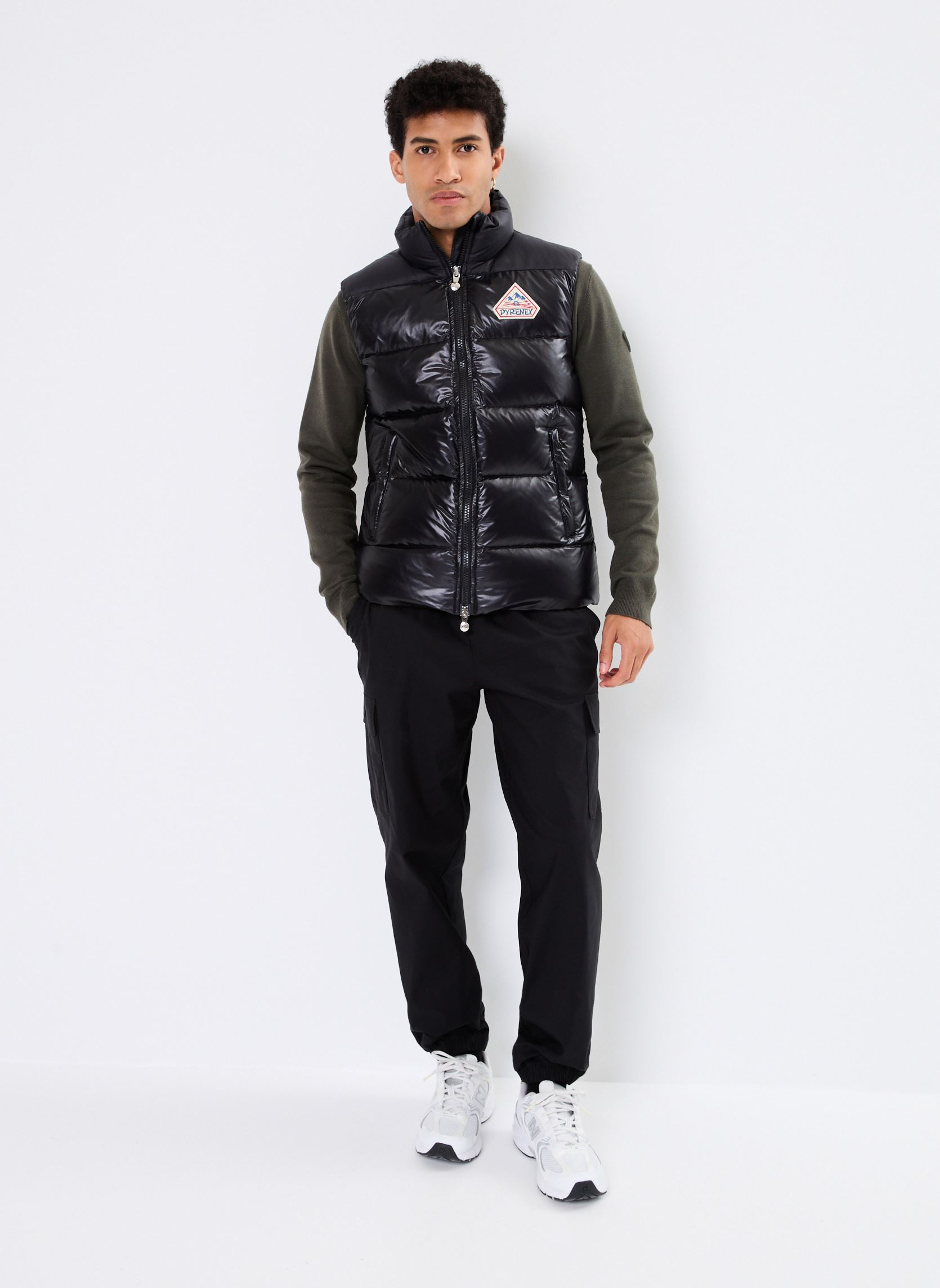 Doudounes sans manches JOHN 3 SHINY W - UNISEXE M homme noir Pyrenex Doudounes sans manches JOHN 3 SHINY W - UNISEXE M homme noir BLACK