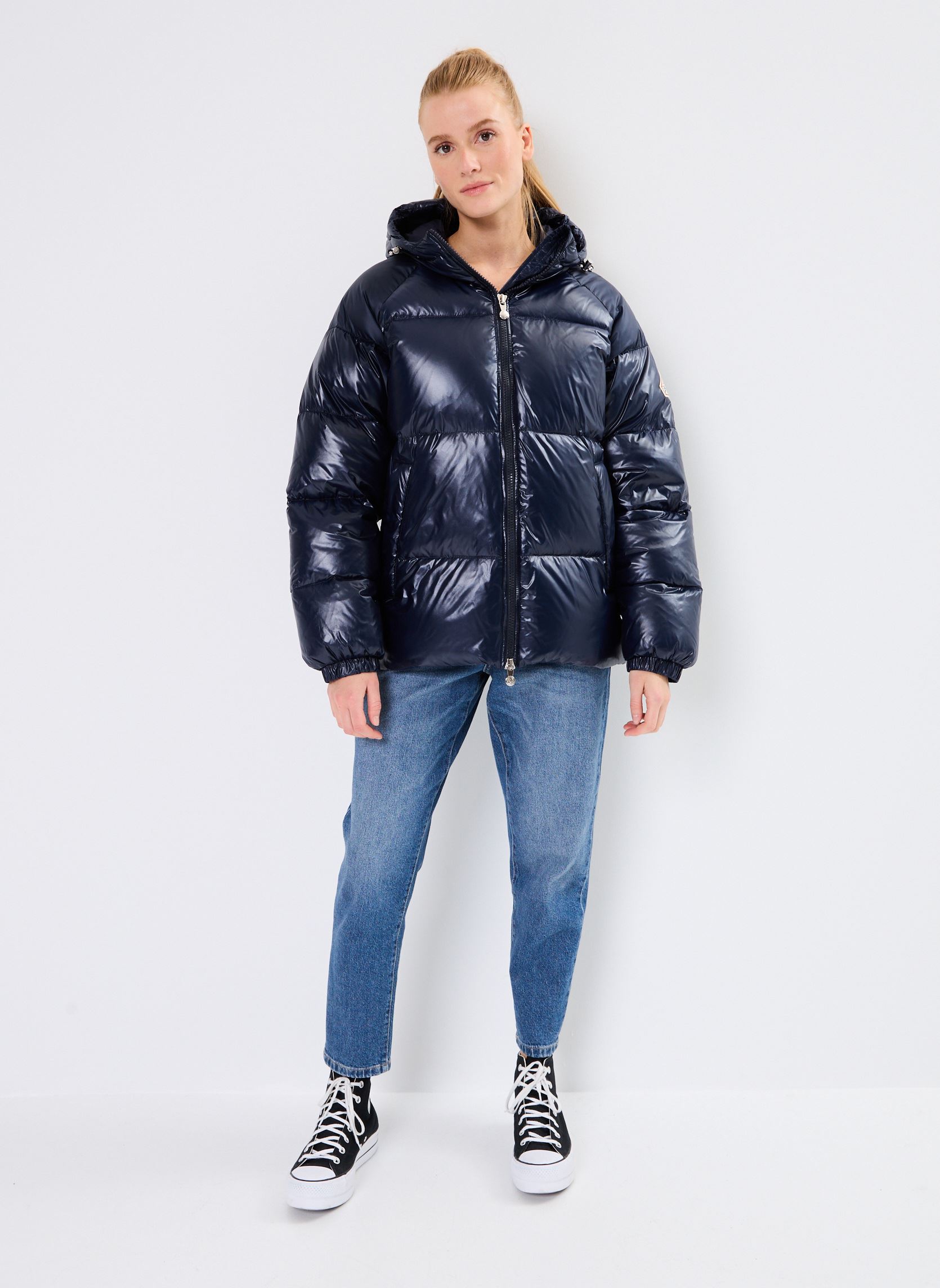 Doudounes STEN 3 SHINY W - UNISEXE femme bleu Pyrenex Doudounes STEN 3 SHINY W - UNISEXE femme bleu Amiral