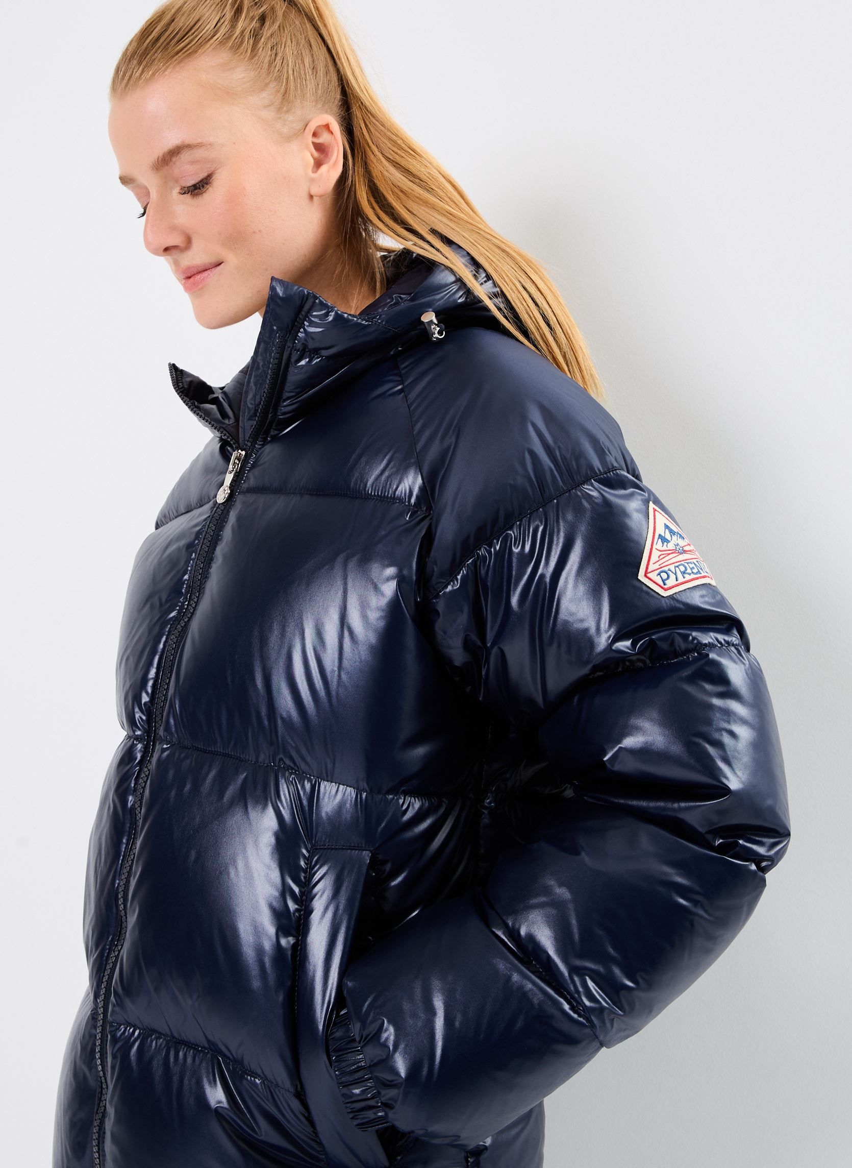 Doudounes STEN 3 SHINY W - UNISEXE femme bleu Pyrenex Doudounes STEN 3 SHINY W - UNISEXE femme bleu Amiral