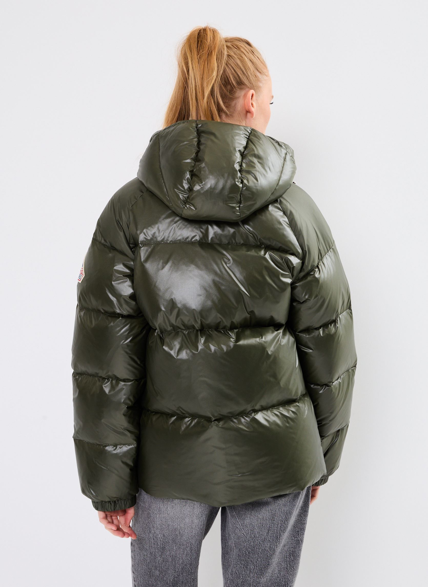 Doudounes STEN 3 SHINY W - UNISEXE femme vert Pyrenex Doudounes STEN 3 SHINY W - UNISEXE femme vert Deep Khaki