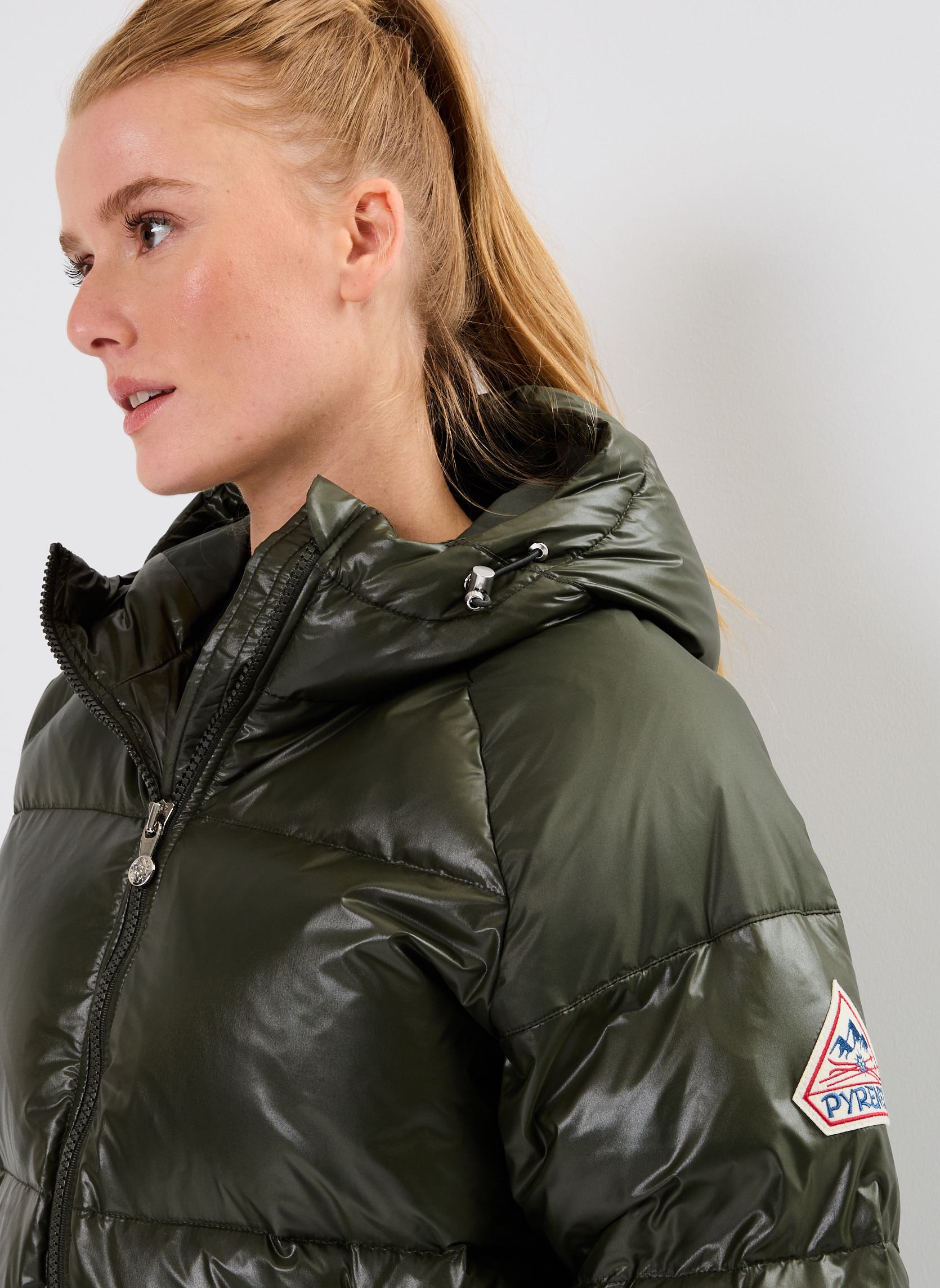 Doudounes STEN 3 SHINY W - UNISEXE femme vert Pyrenex Doudounes STEN 3 SHINY W - UNISEXE femme vert Deep Khaki