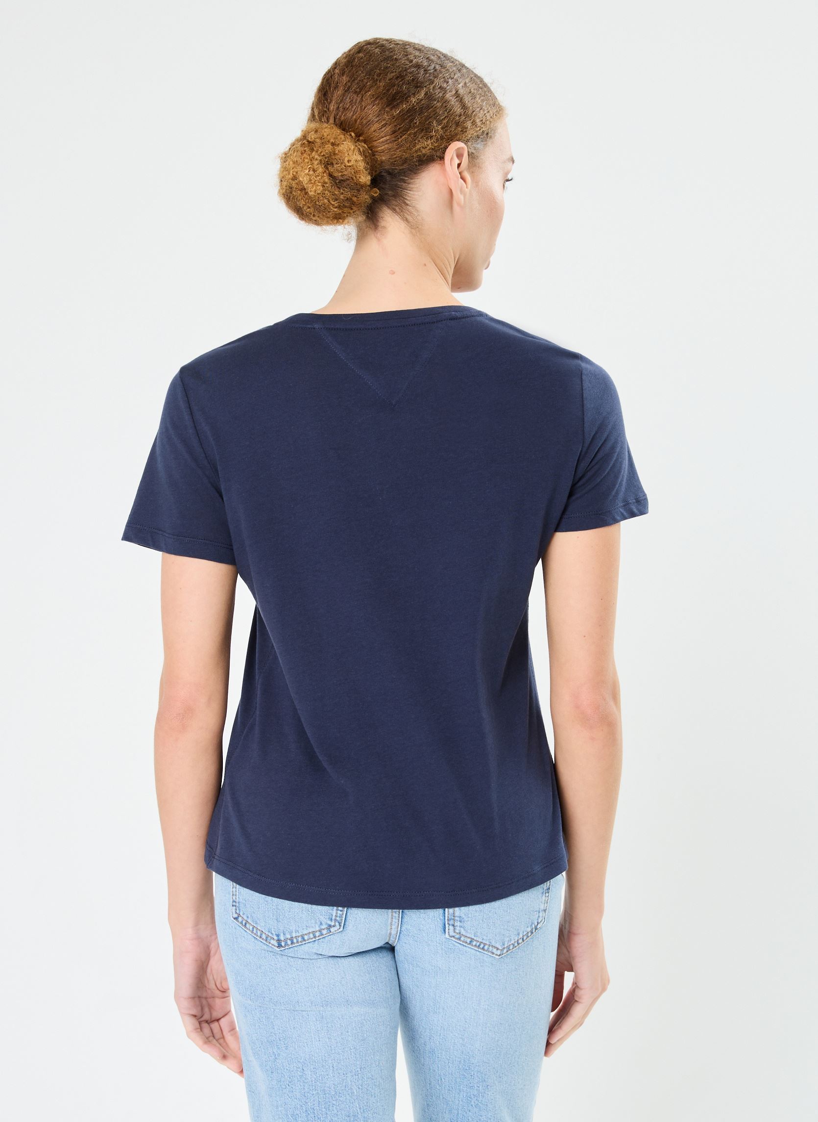 Tee-shirts manches courtes Tjw Soft Jersey Tee DW0DW14616 femme bleu Tommy Jeans Tee-shirts manches courtes Tjw Soft Jersey Tee DW0DW14616 femme bleu TWILIGHT NAVY