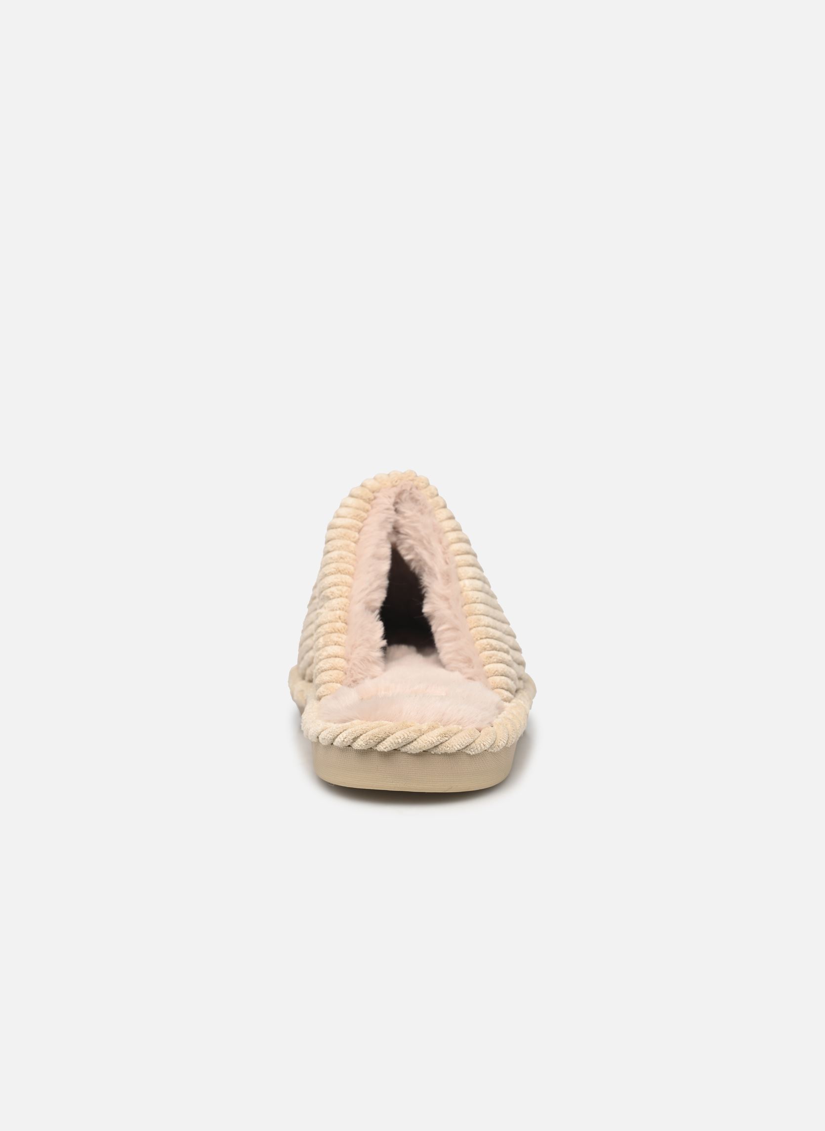 Pantofole chiuse Chausson mule annie ecru femme donna beige Sarenza Wear Pantofole chiuse Chausson mule annie ecru femme donna beige ECRU