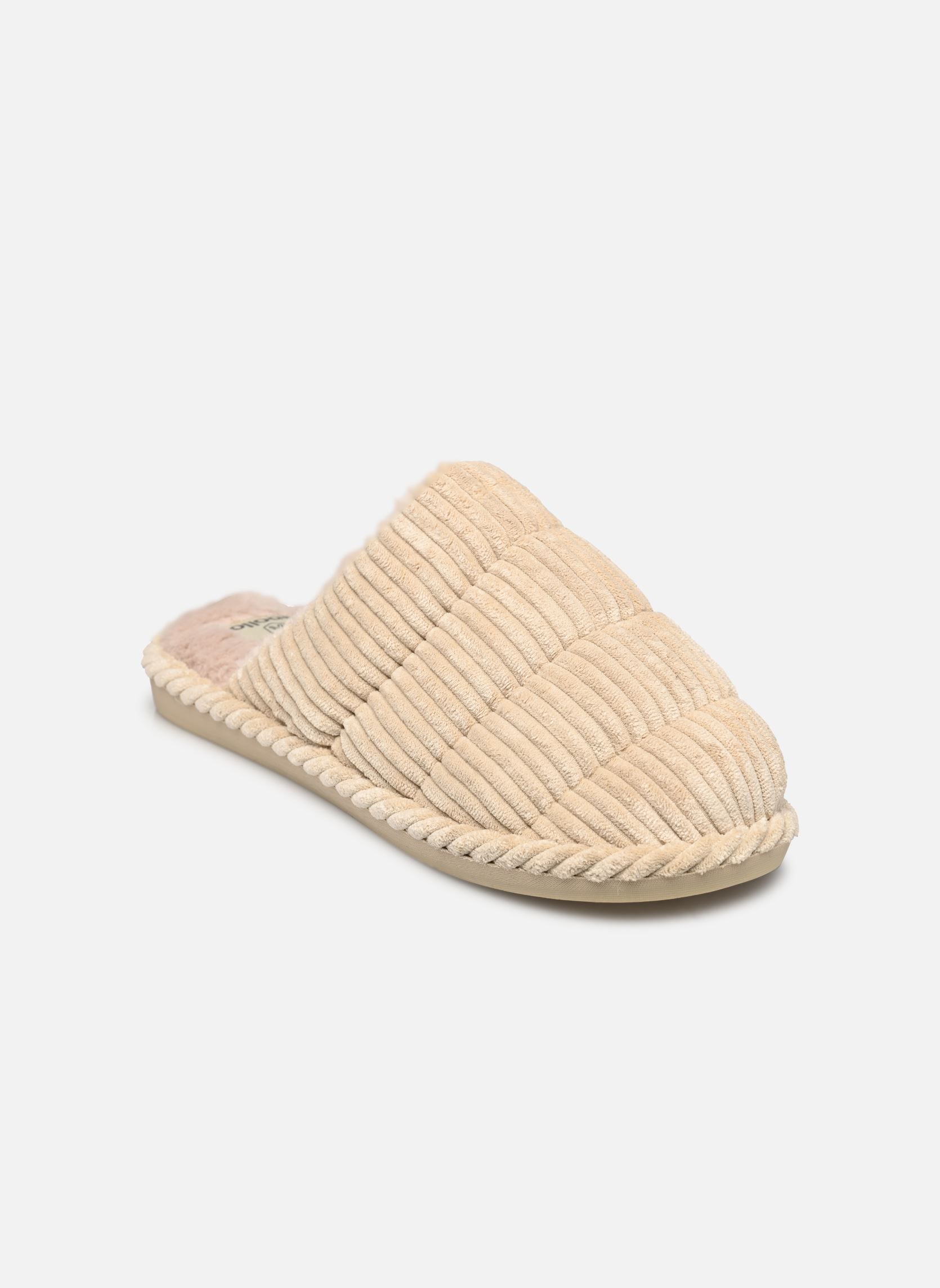 Pantofole chiuse Chausson mule annie ecru femme donna beige Sarenza Wear Pantofole chiuse Chausson mule annie ecru femme donna beige ECRU