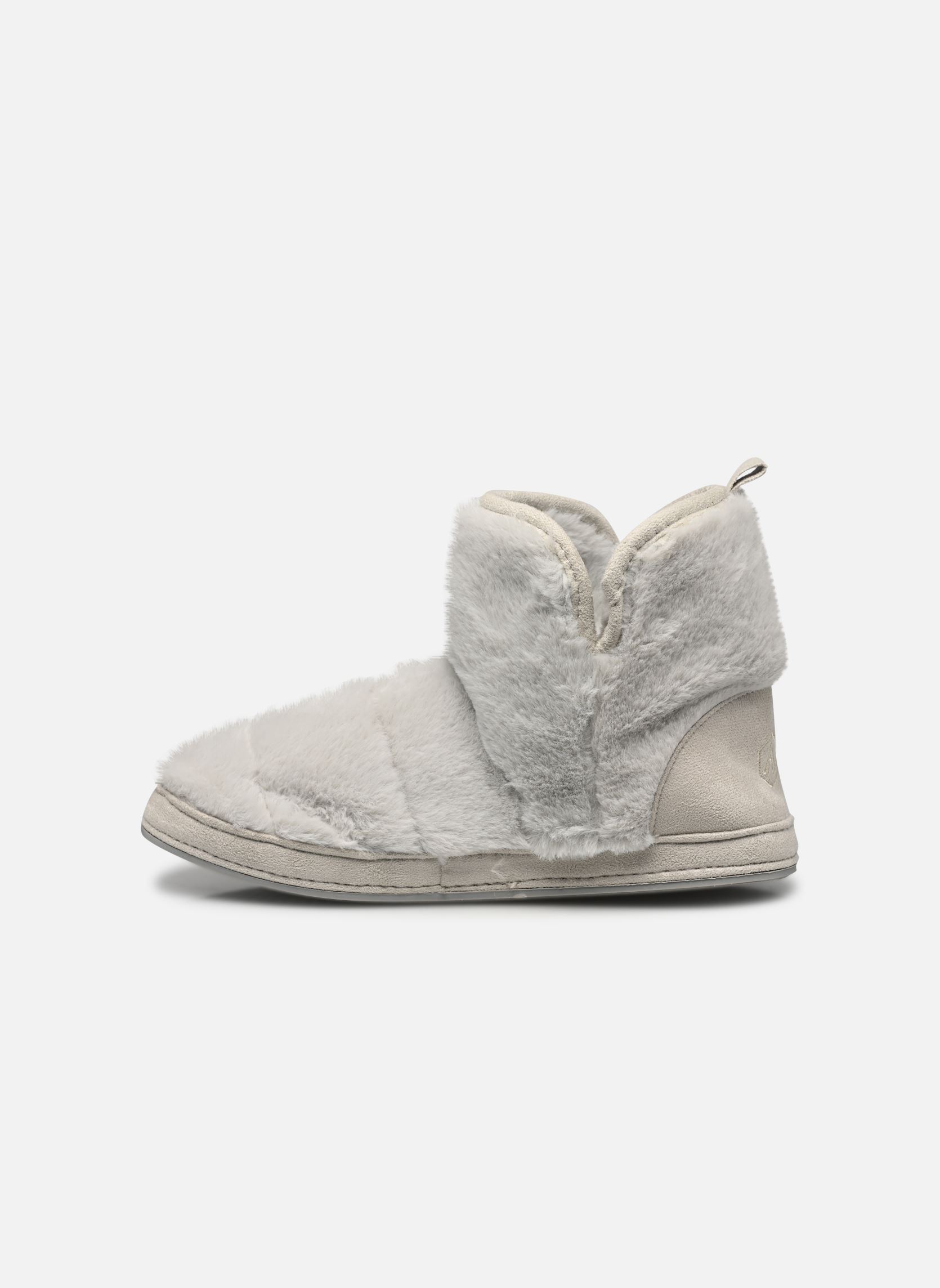 Hoge pantoffels Chausson montant astrid gris femme dames grijs Sarenza Wear Hoge pantoffels Chausson montant astrid gris femme dames grijs GRIS