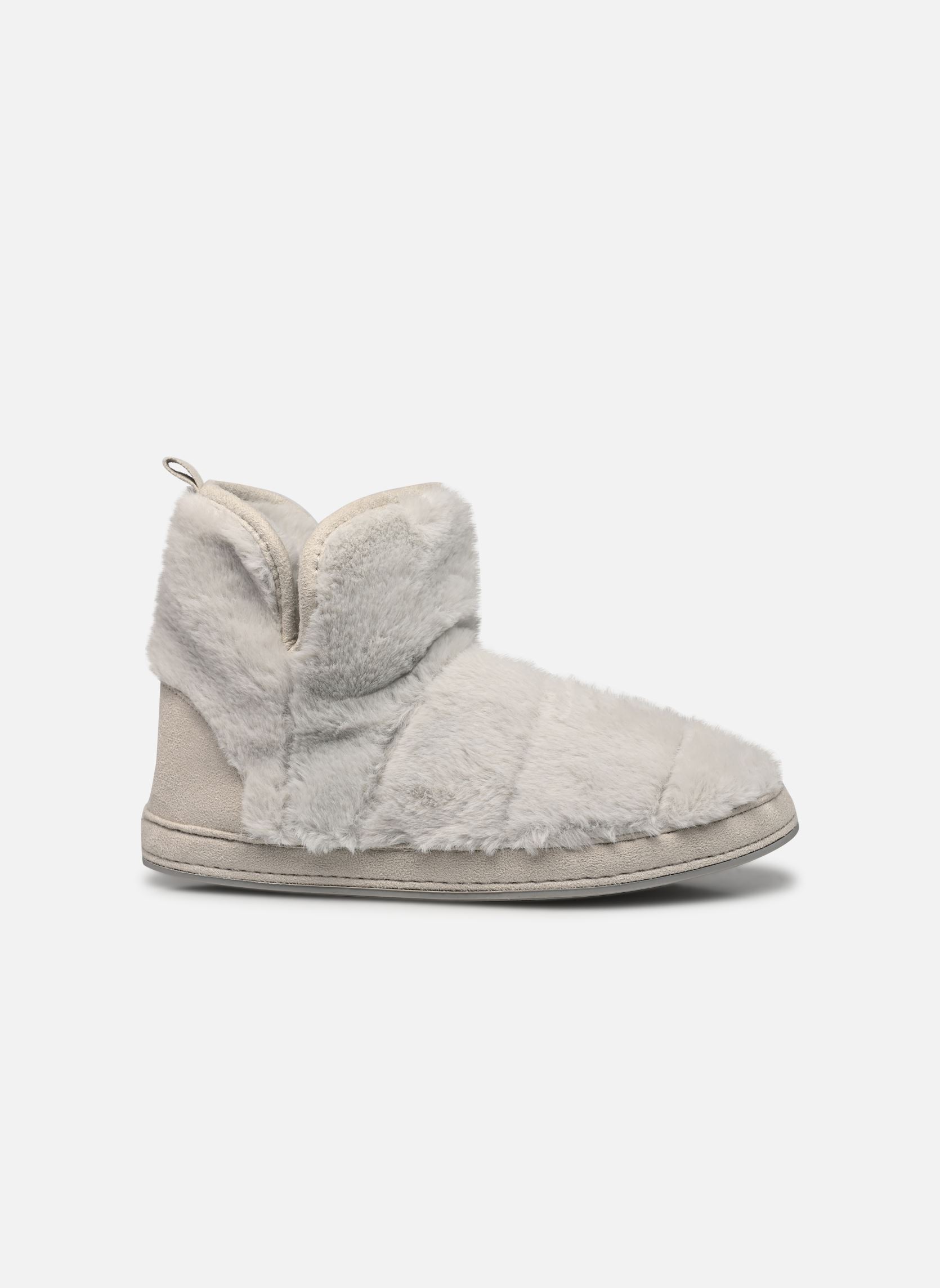 Hoge pantoffels Chausson montant astrid gris femme dames grijs Sarenza Wear Hoge pantoffels Chausson montant astrid gris femme dames grijs GRIS