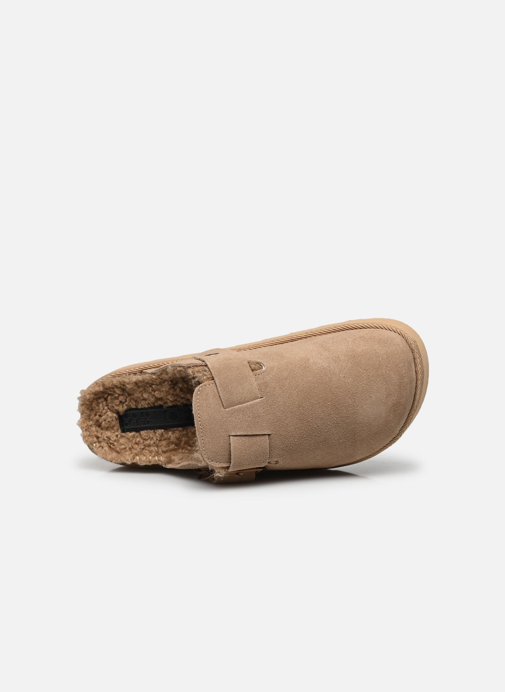 Mules et sabots Cow suede platform sabot femme beige Colors of California Mules et sabots Cow suede platform sabot femme beige NEW TAN