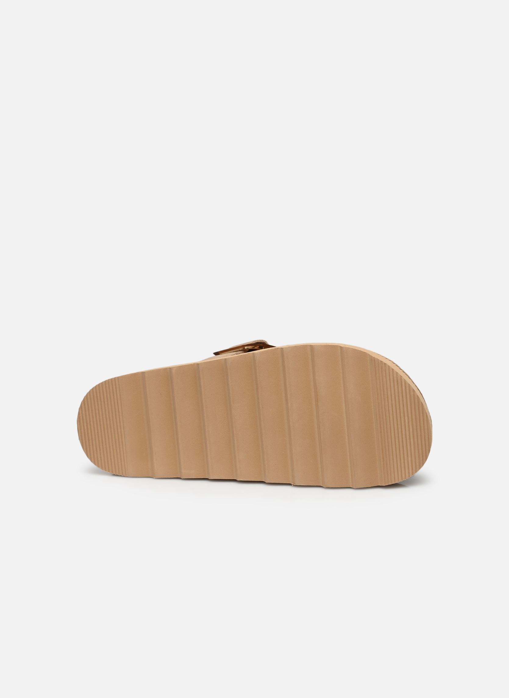 Mules et sabots Cow suede platform sabot femme beige Colors of California Mules et sabots Cow suede platform sabot femme beige NEW TAN