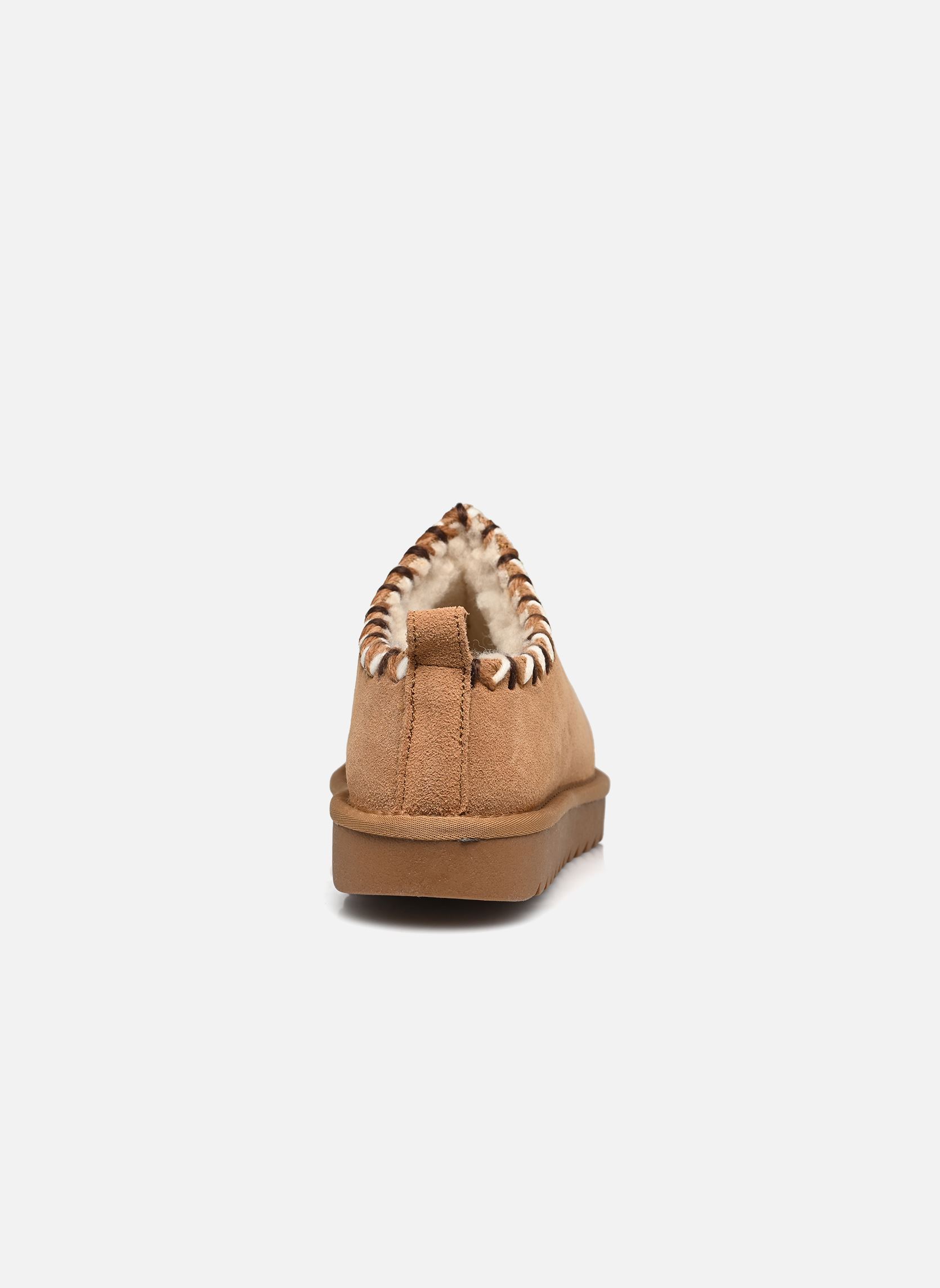 Pantofole Short slipper multi stitching donna beige Colors of California Pantofole Short slipper multi stitching donna beige TAN