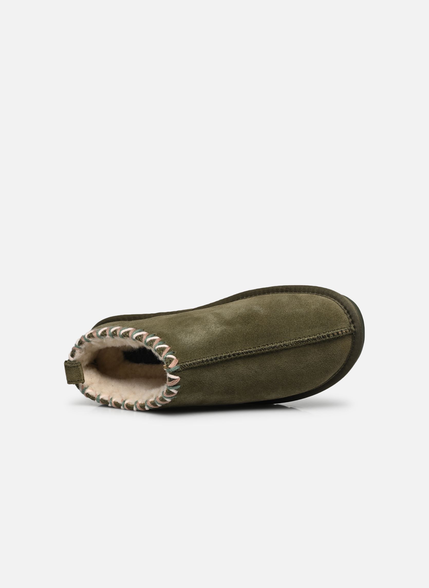 Chaussons Short slipper multi stitching femme vert Colors of California Chaussons Short slipper multi stitching femme vert MILITARY