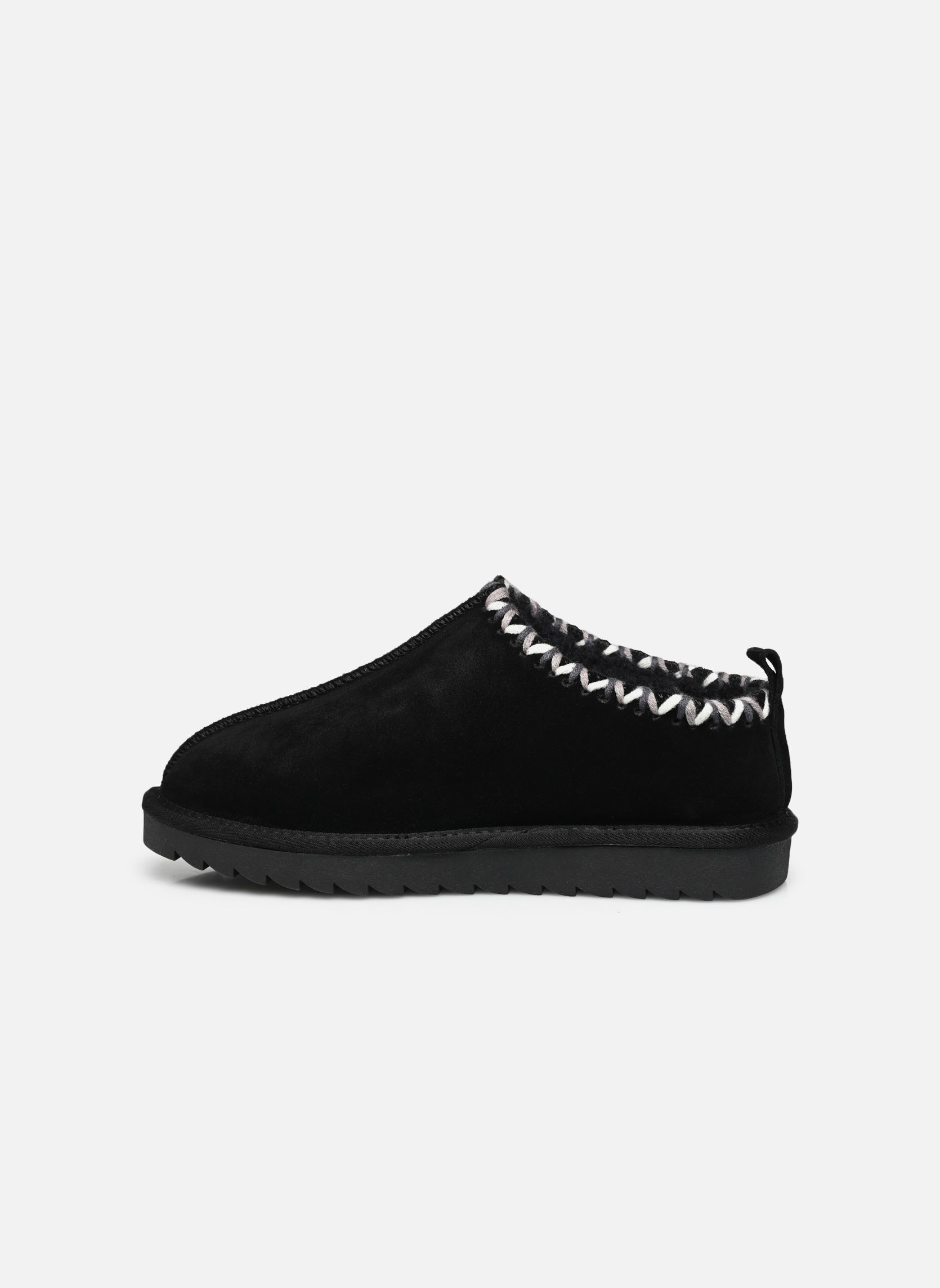 Chaussons Short slipper multi stitching femme noir Colors of California Chaussons Short slipper multi stitching femme noir BLACK