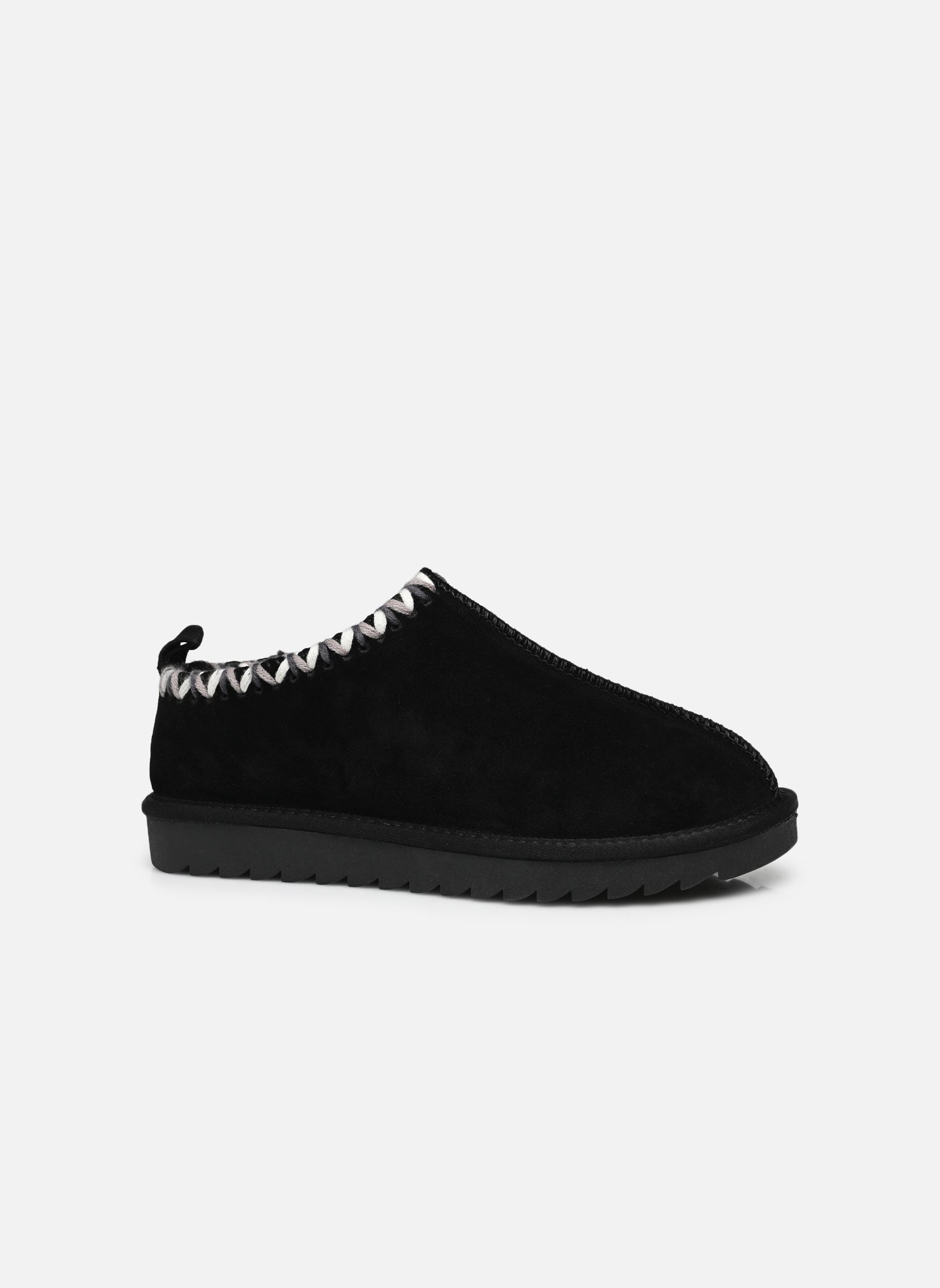 Chaussons Short slipper multi stitching femme noir Colors of California Chaussons Short slipper multi stitching femme noir BLACK