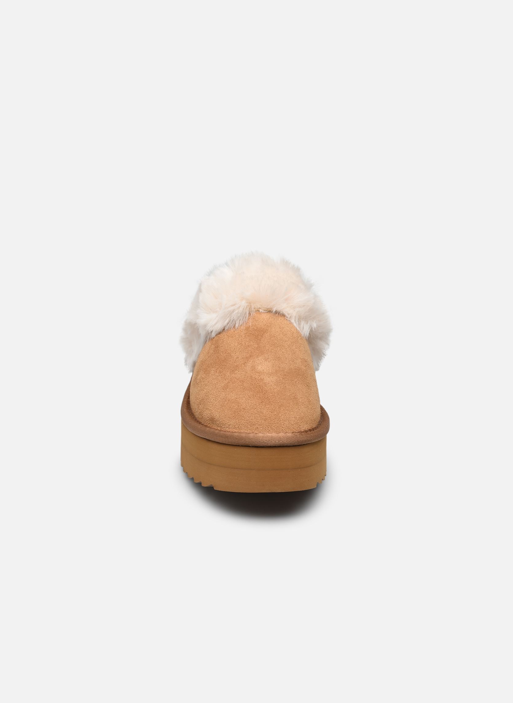 Pantoletten und Clogs Platform slipper damen beige Colors of California Pantoletten und Clogs Platform slipper damen beige TAN