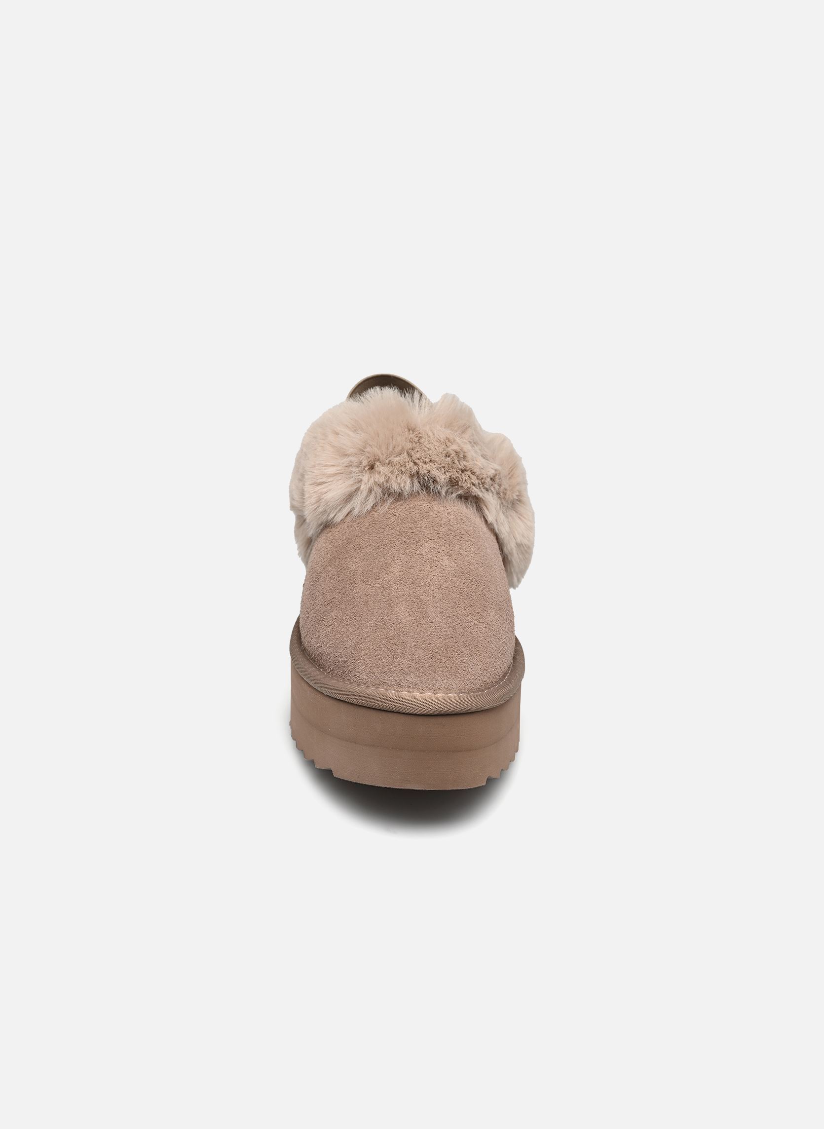 Pantoletten und Clogs Platform slipper damen beige Colors of California Pantoletten und Clogs Platform slipper damen beige TAUPE