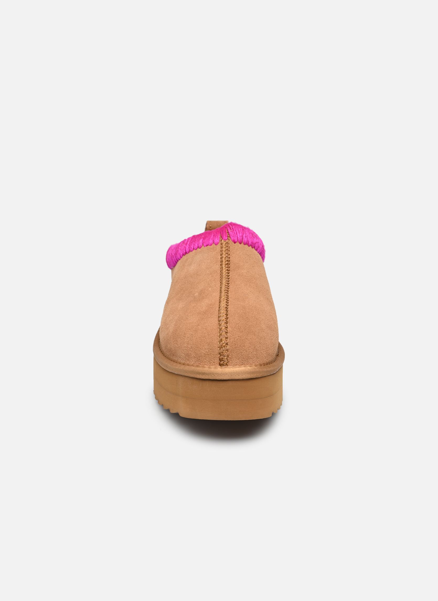 Chaussons Eggy platform bold stitching femme beige Colors of California Chaussons Eggy platform bold stitching femme beige TAN