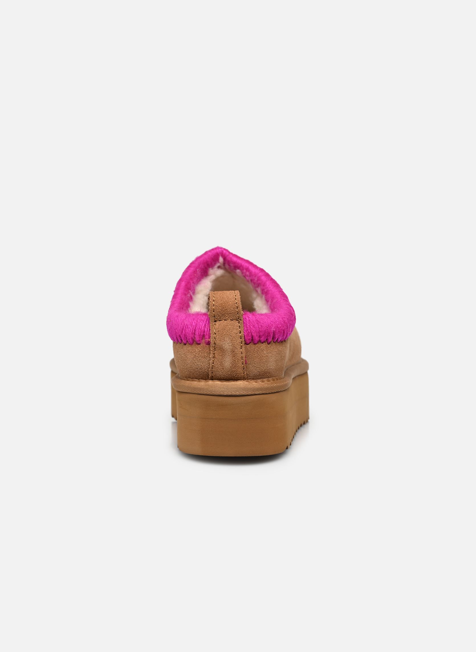 Chaussons Eggy platform bold stitching femme beige Colors of California Chaussons Eggy platform bold stitching femme beige TAN