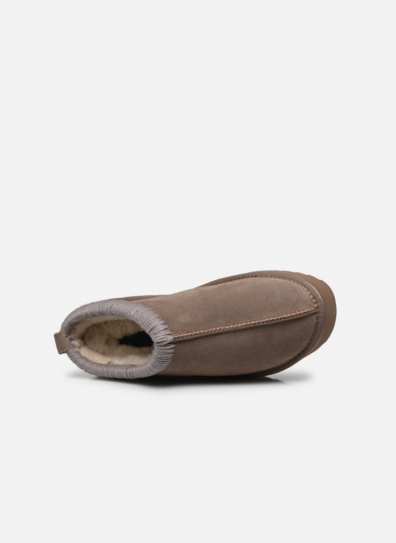 Chaussons Eggy platform bold stitching femme beige Colors of California Chaussons Eggy platform bold stitching femme beige TAUPE