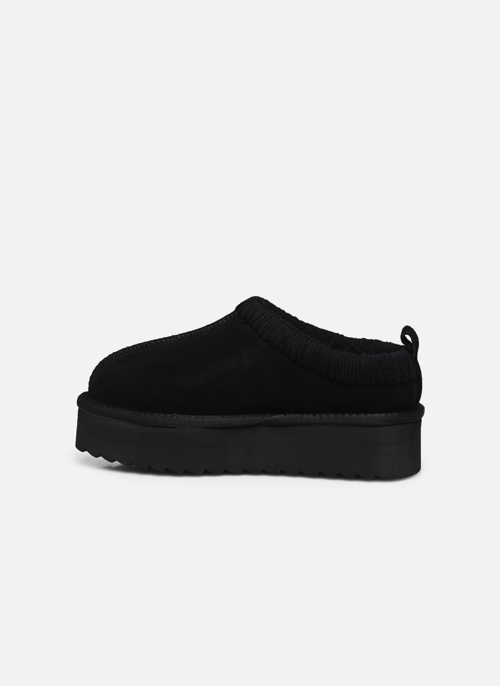 Chaussons Eggy platform bold stitching femme noir Colors of California Chaussons Eggy platform bold stitching femme noir BLACK