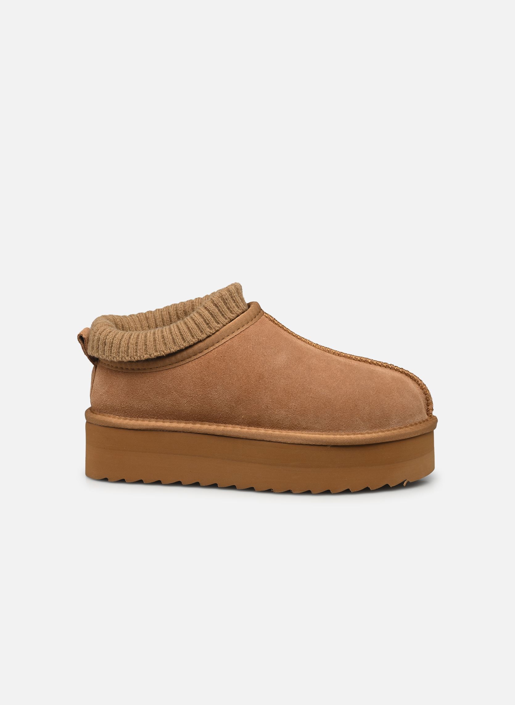 Chaussons Eggy platform with sock femme beige Colors of California Chaussons Eggy platform with sock femme beige TAN