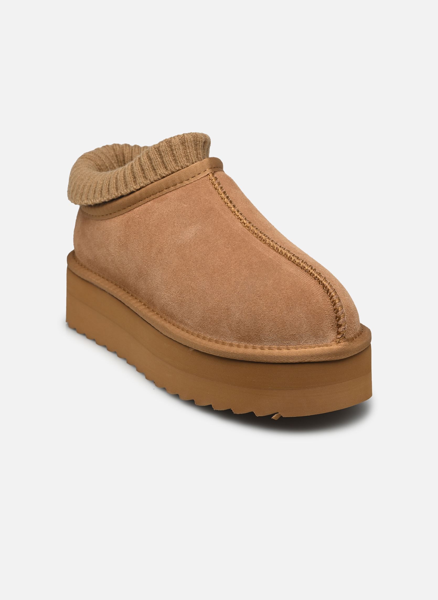 Chaussons Eggy platform with sock femme beige Colors of California Chaussons Eggy platform with sock femme beige TAN