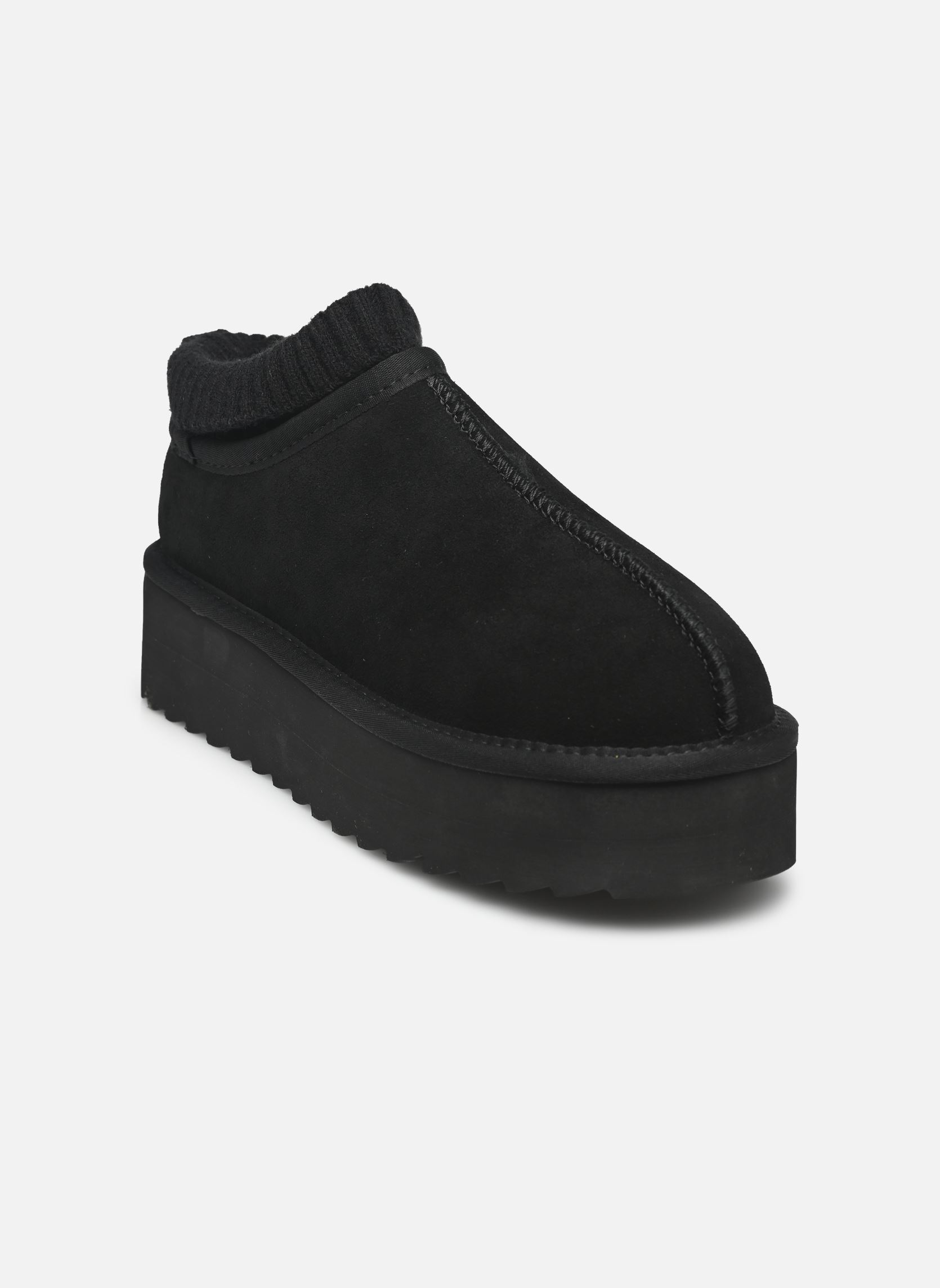 Chaussons Eggy platform with sock femme noir Colors of California Chaussons Eggy platform with sock femme noir BLACK