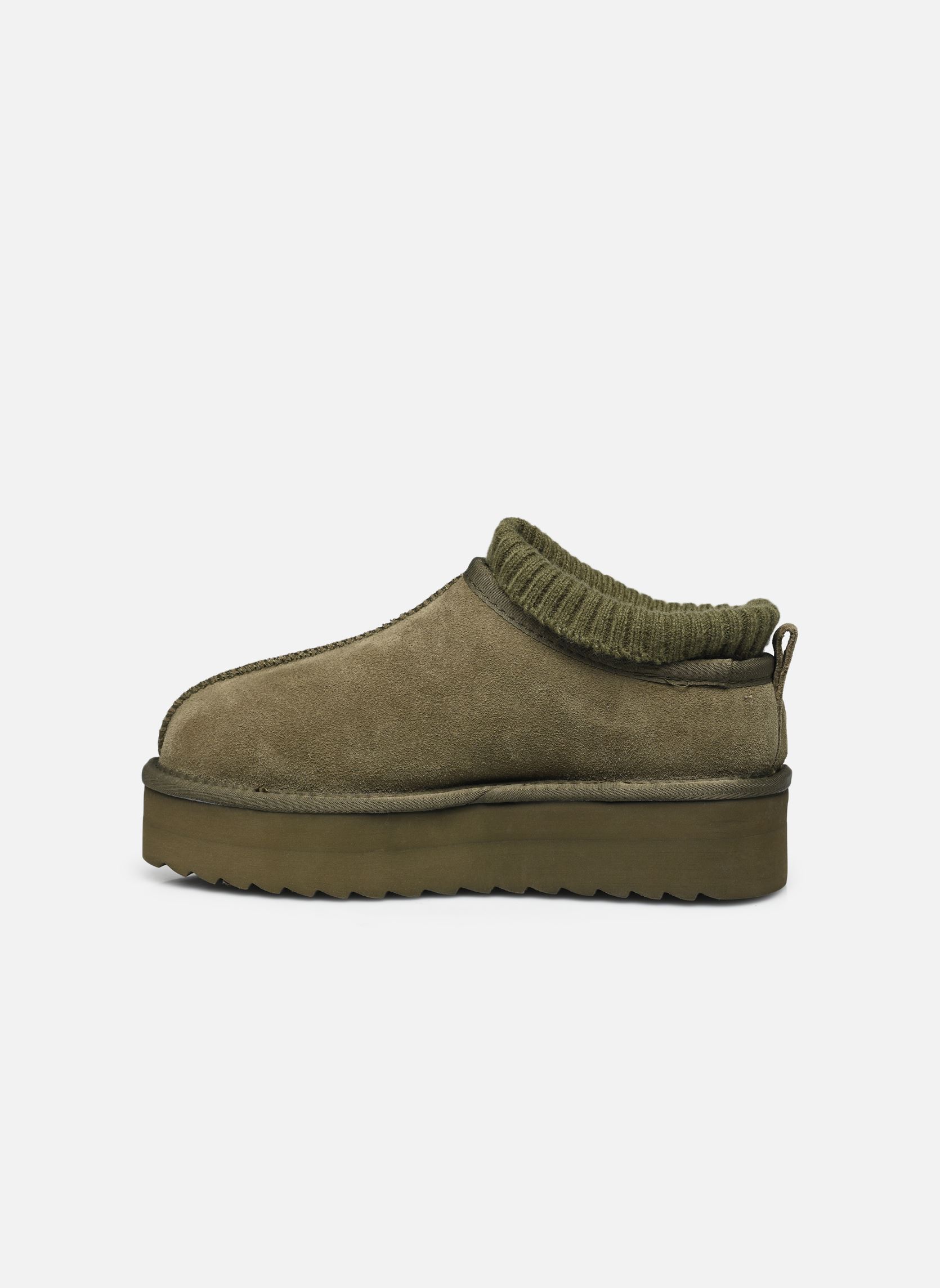 Zuecos y mules Eggy platform with sock mujer verde Colors of California Zuecos y mules Eggy platform with sock mujer verde MILITARY
